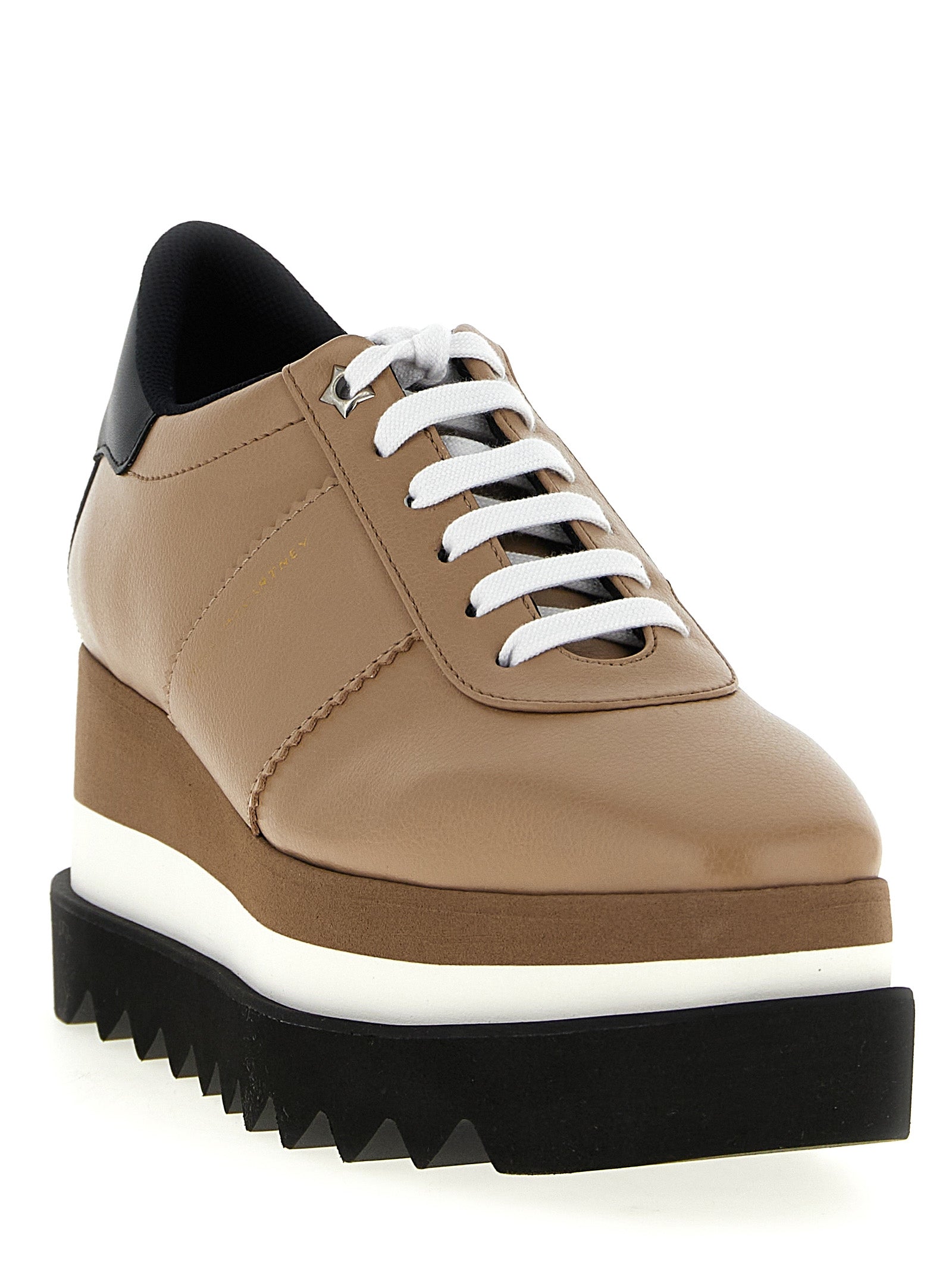 Stella McCartney Beige Polyethylene Wedge Sandals