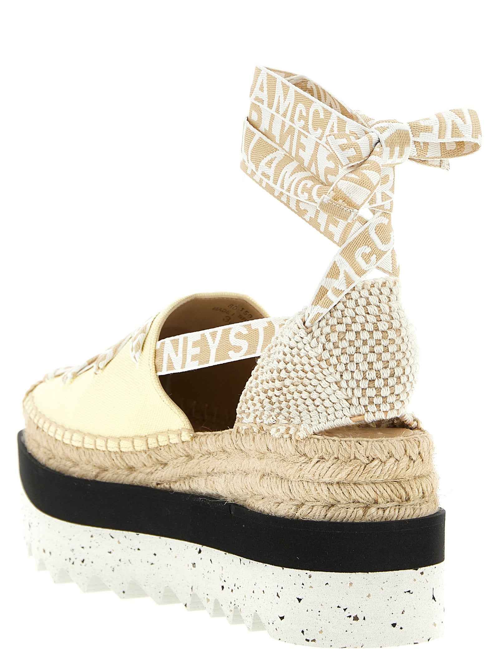 Stella McCartney Bicolor Polyethylene Wedge Sandals
