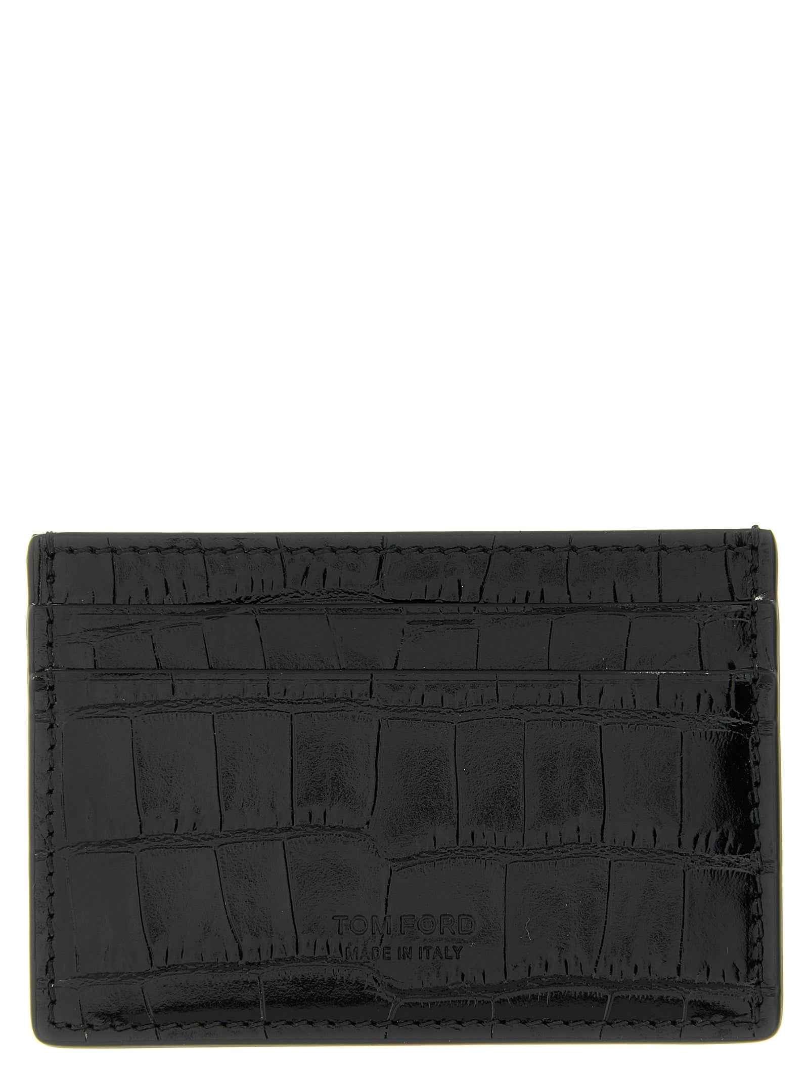Tom Ford Black Calfskin Cardholder