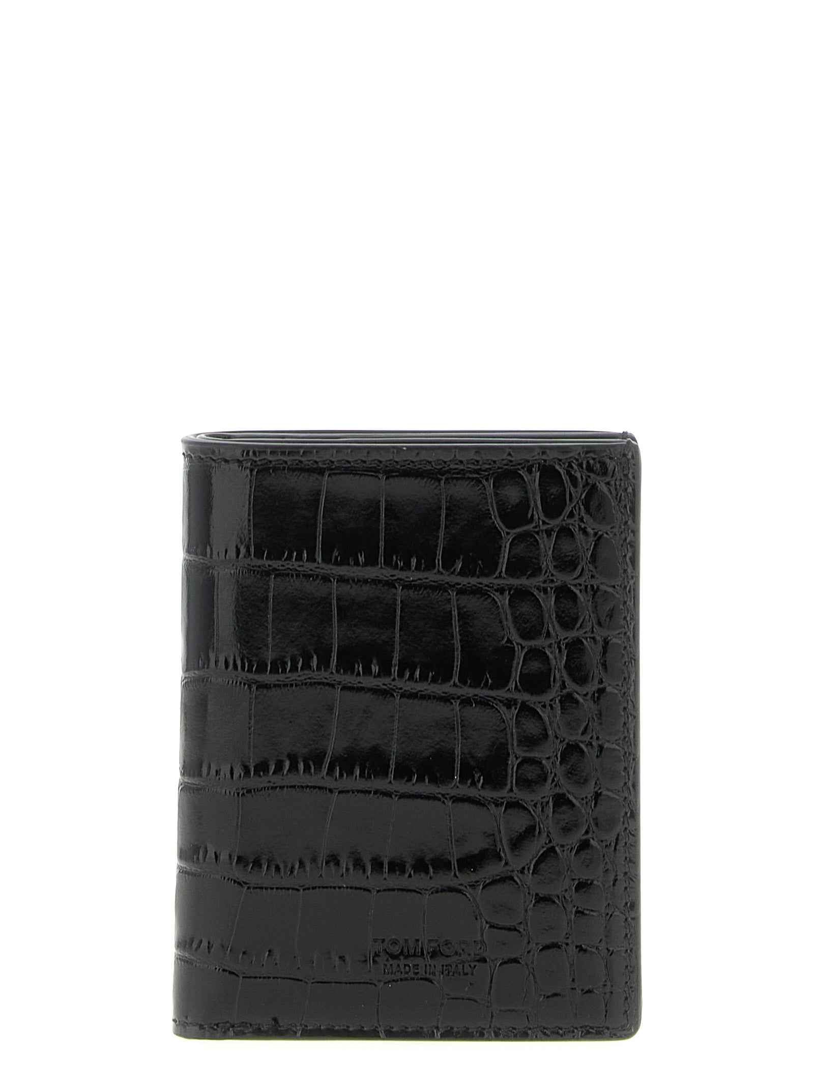 Tom Ford Black Calfskin Cardholder