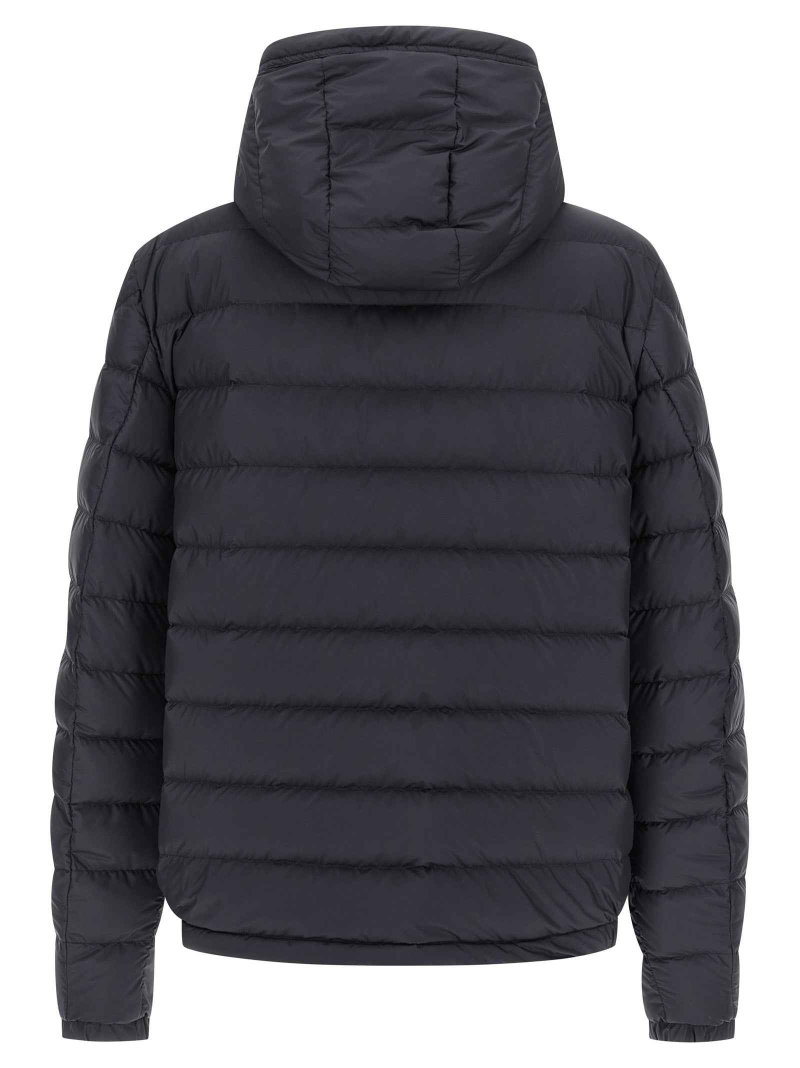 Moncler Blue Polyester Full-Length Jacket
