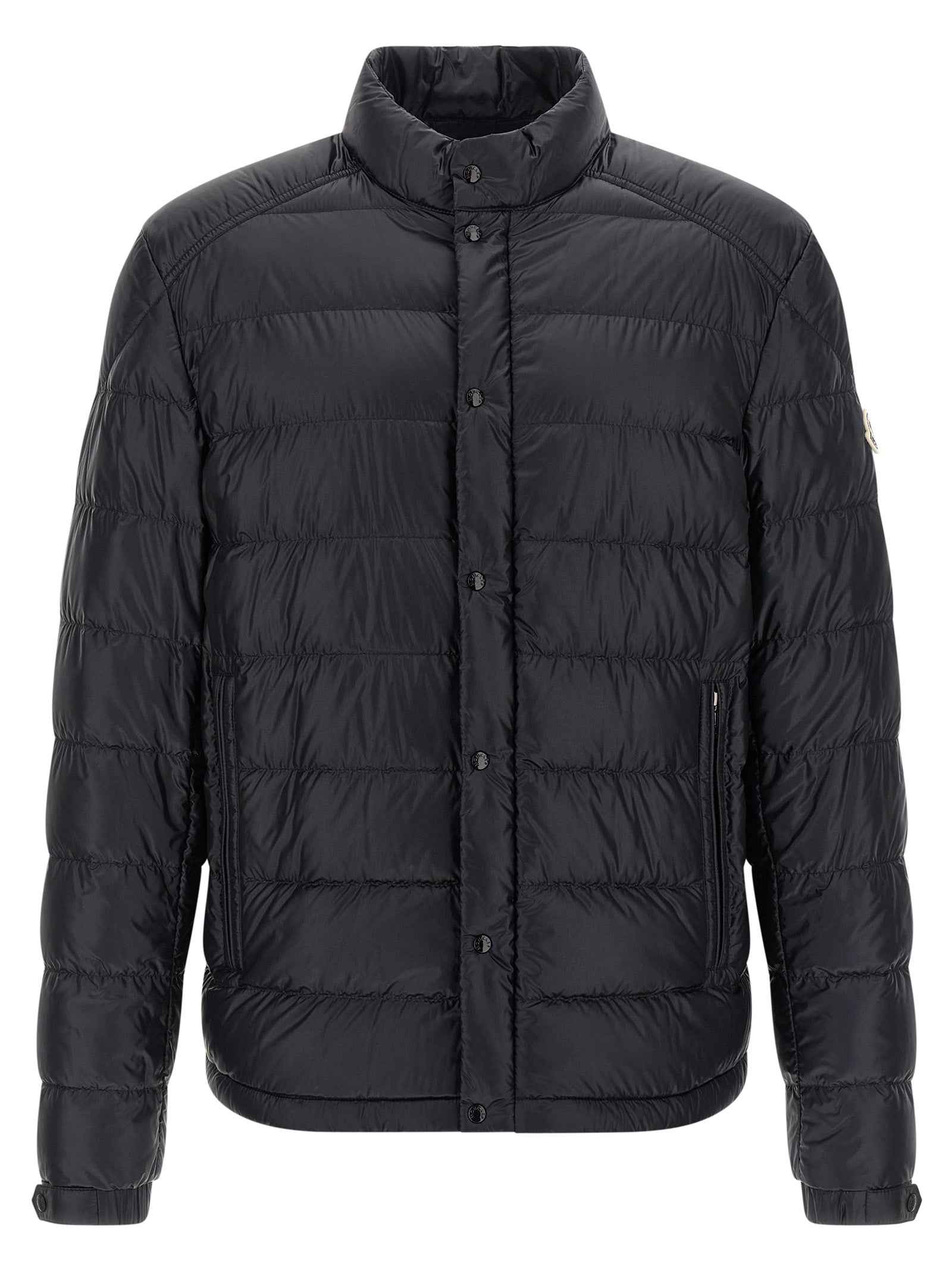 Moncler Blue Polyamide Full-Length Jacket