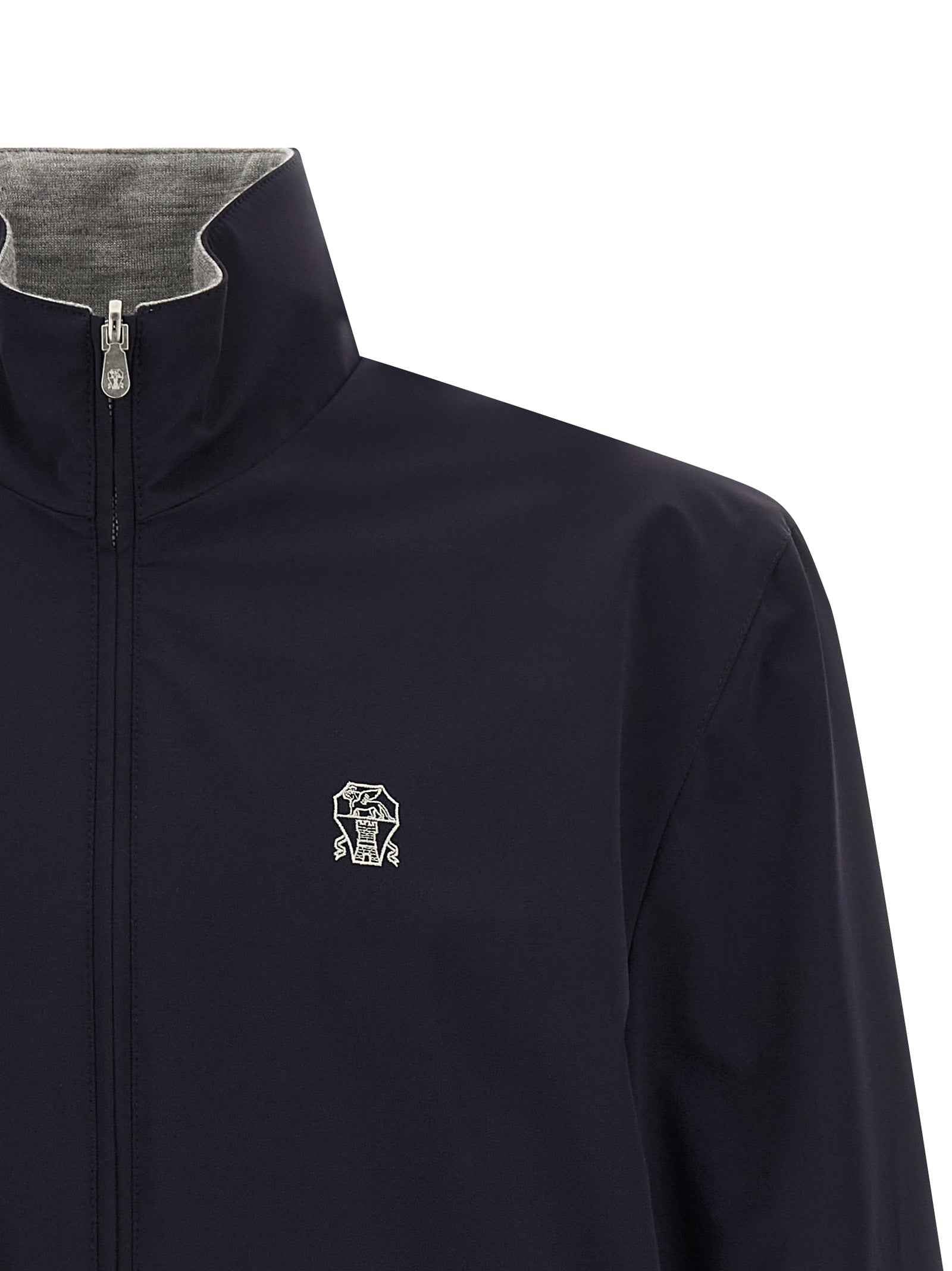 Brunello Cucinelli Multicolor Polyamide Shell Jacket