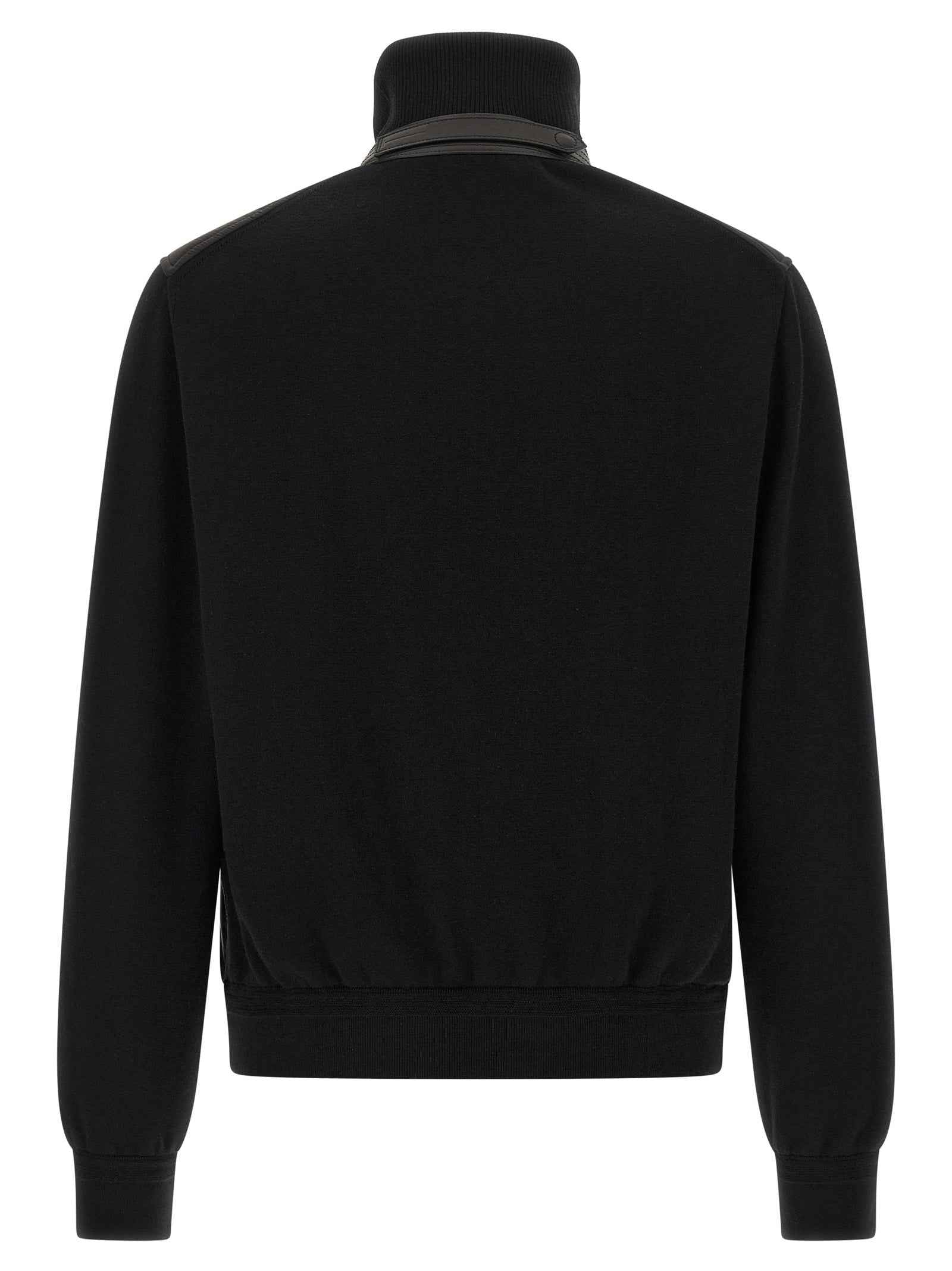 Tom Ford Black Wool Bomber