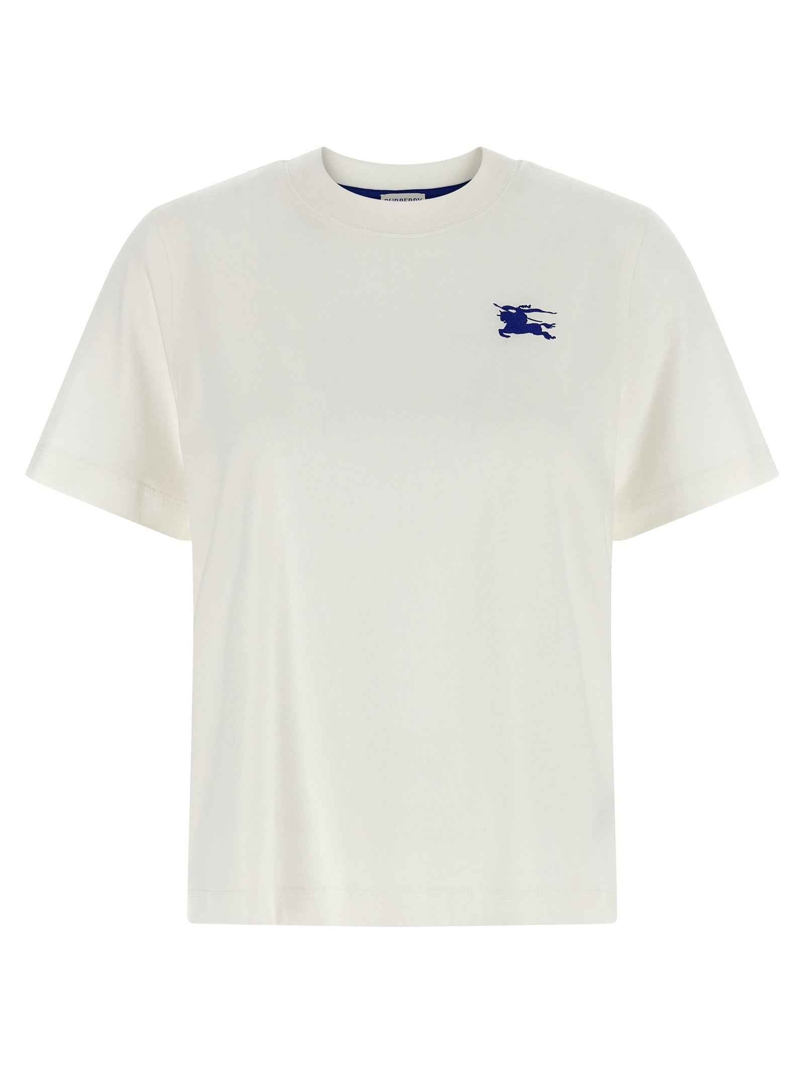 Burberry White Cotton T-Shirt