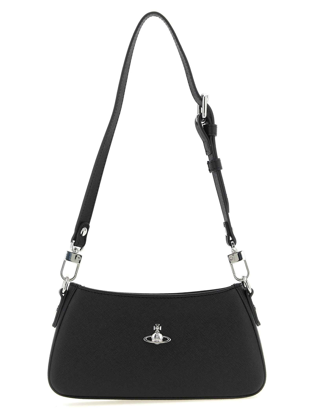 Vivienne Westwood Black Polyethylene Shoulder Bag