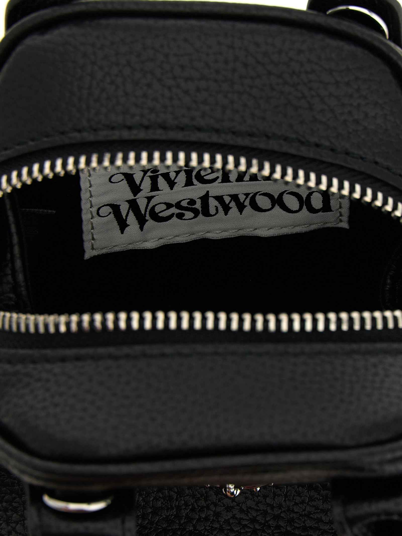 Vivienne Westwood Black Polyethylene Handbag