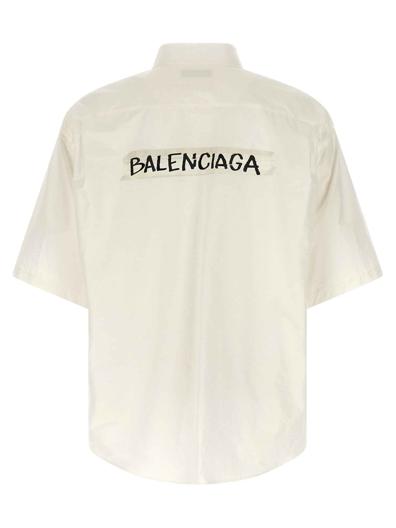 Balenciaga White Cotton Blouse
