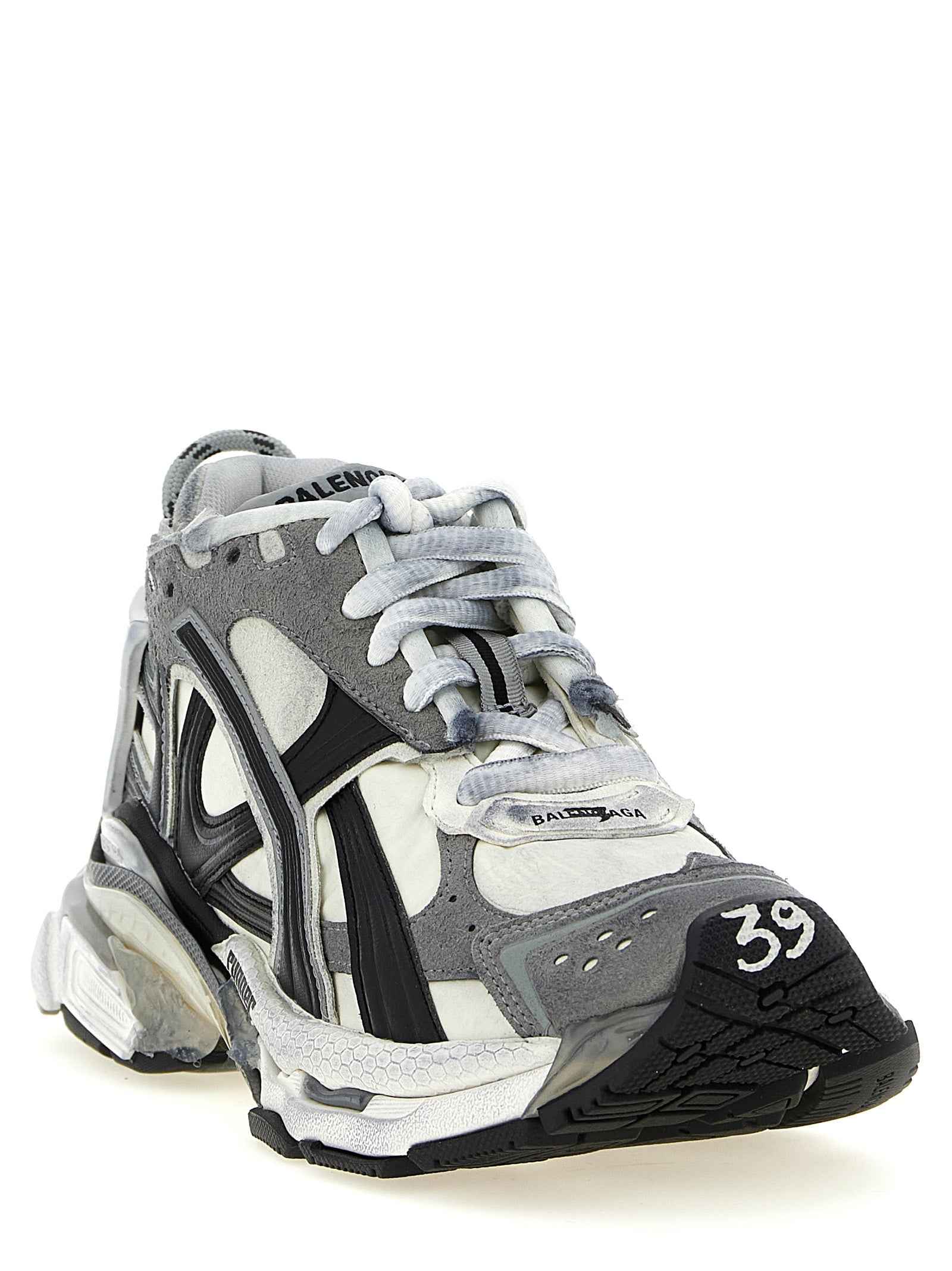 Balenciaga Gray Polyethylene Athletic Sneakers