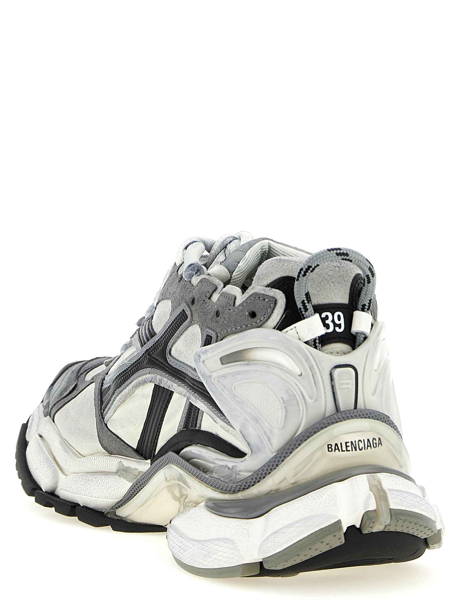 Balenciaga Gray Polyethylene Athletic Sneakers