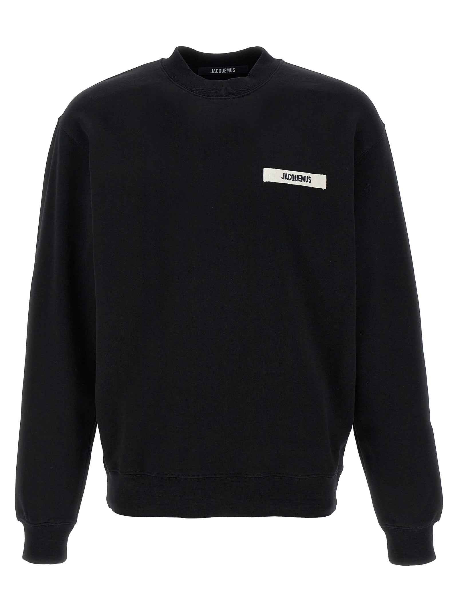Jacquemus Black Cotton Sweatshirt