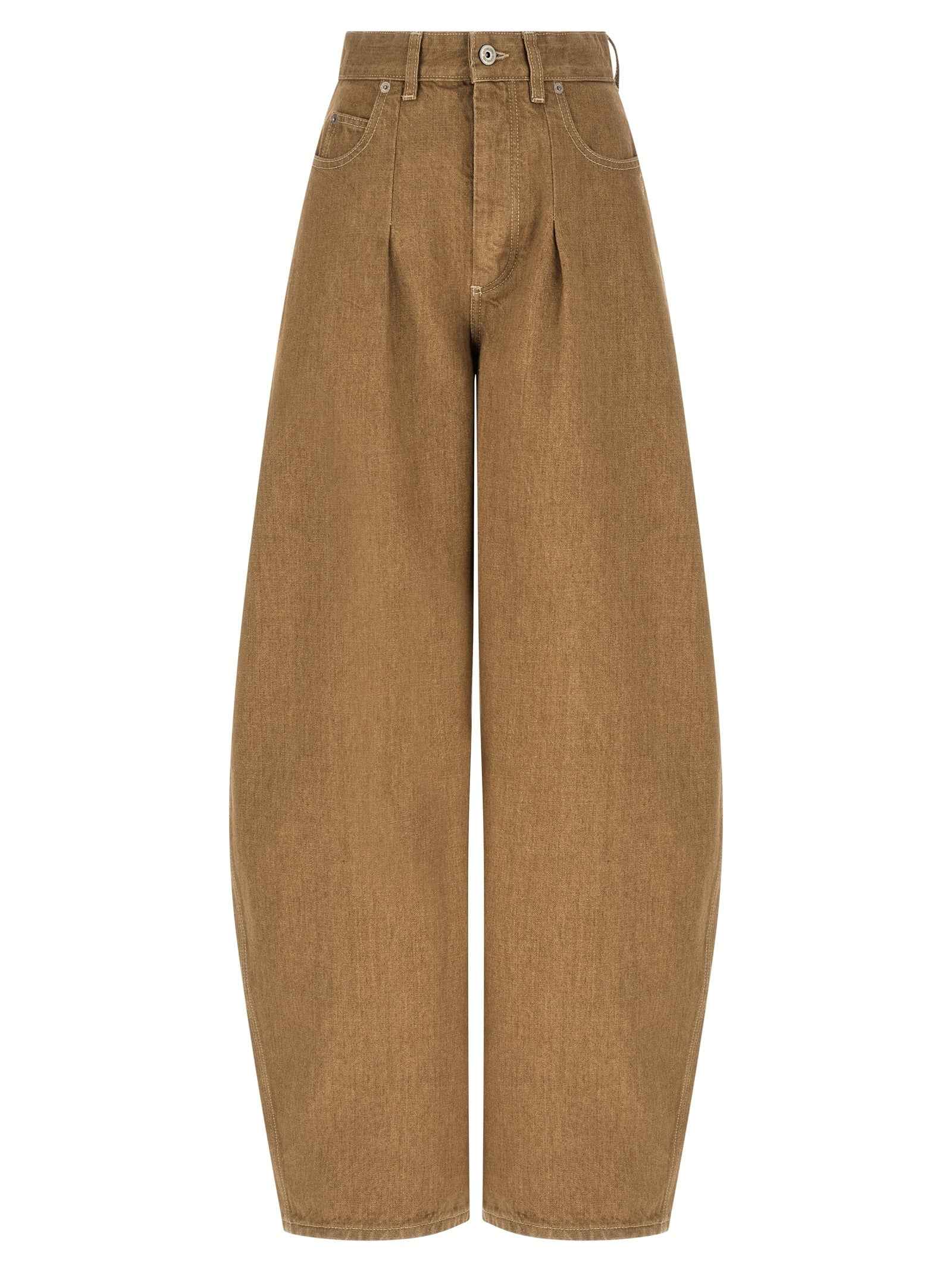 Jacquemus Beige Cotton Jeans Denim