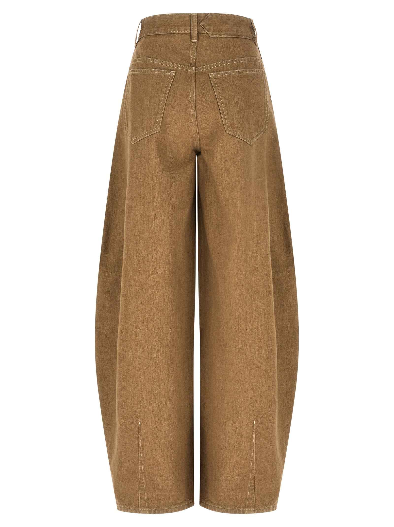 Jacquemus Beige Cotton Jeans Denim