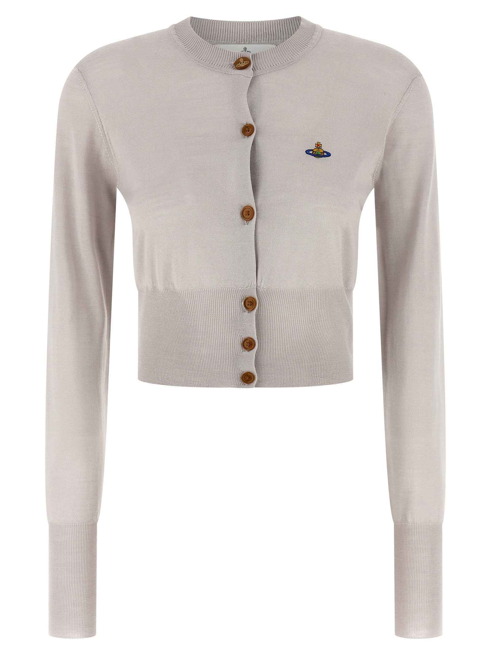 Vivienne Westwood Gray Wool Cardigan