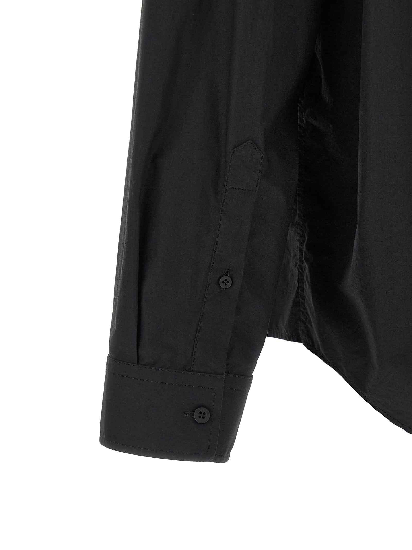 Balenciaga Black Cotton Blouse