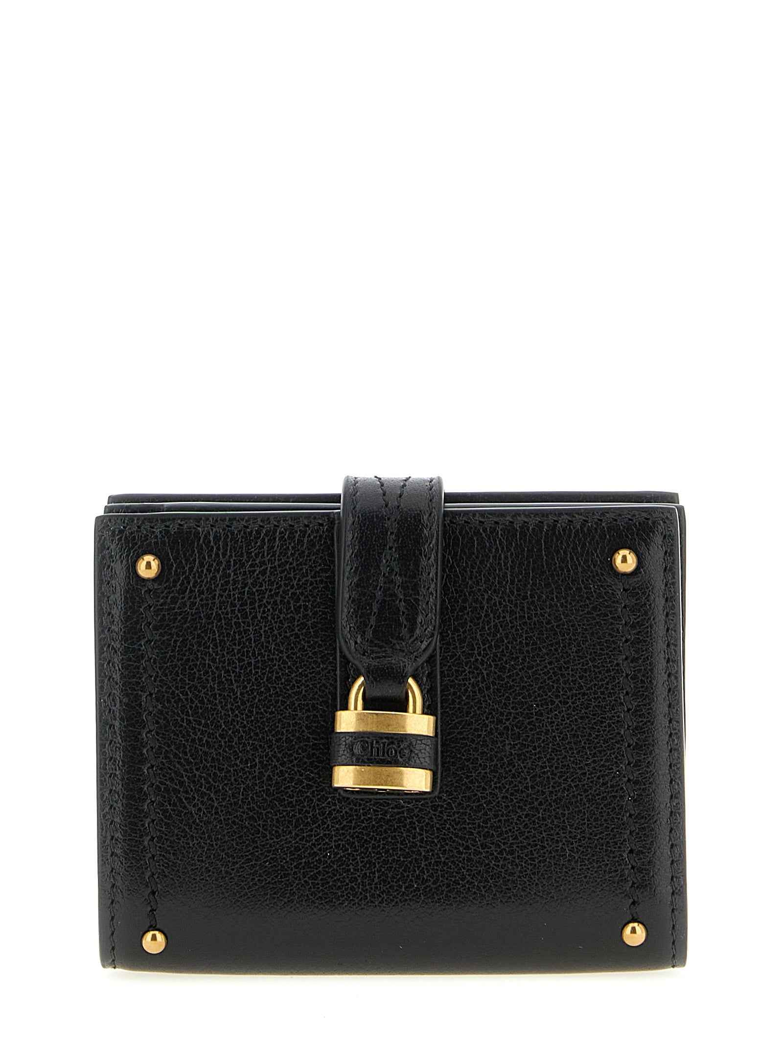 Chloé Black Buffalo Leather Cardholder
