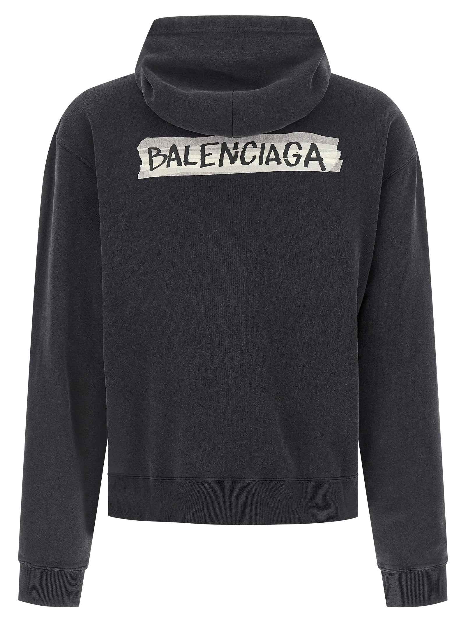 Balenciaga Black Cotton Sweatshirt