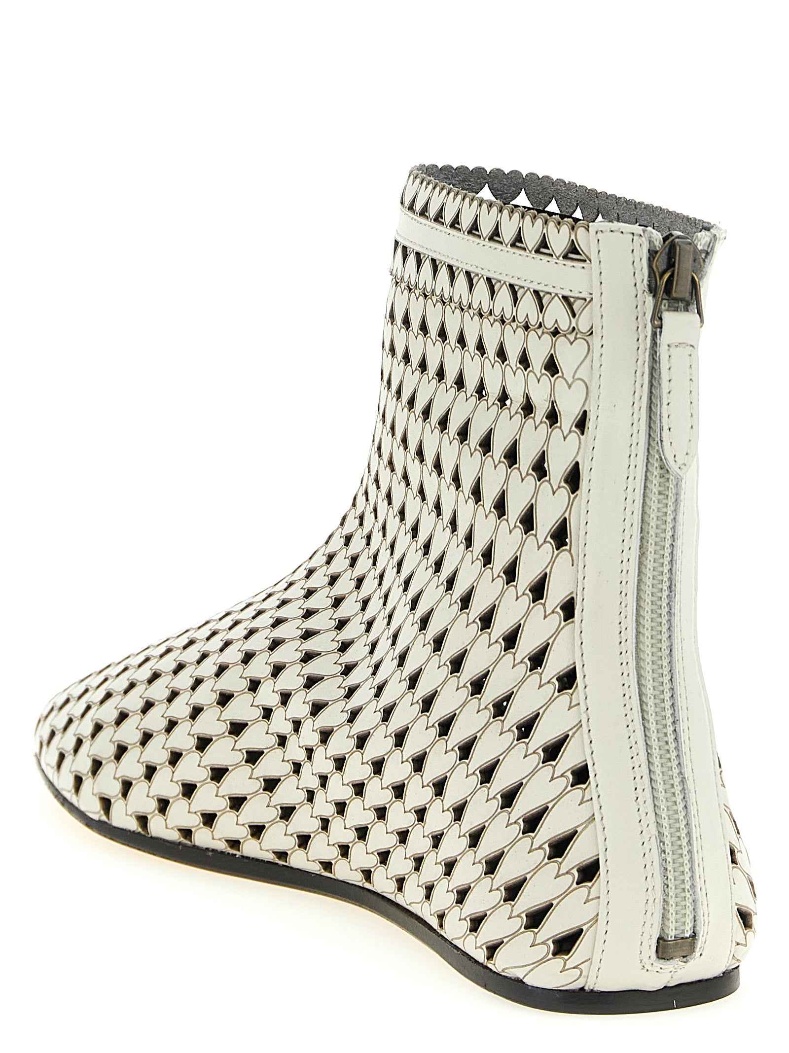 Isabel Marant Beige Calfskin Ankle Boots
