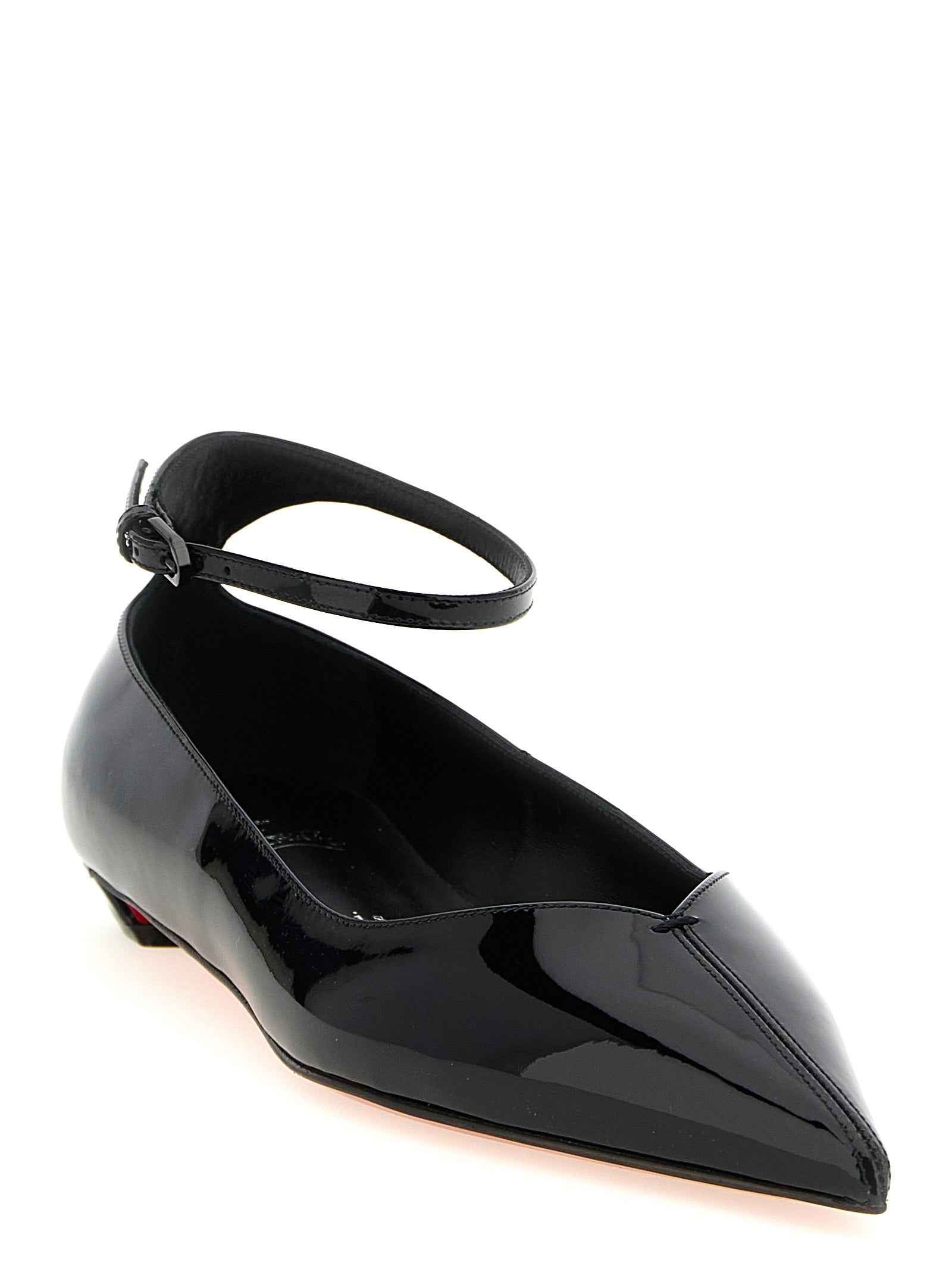 Christian Louboutin Black Calfskin Ballet Flats