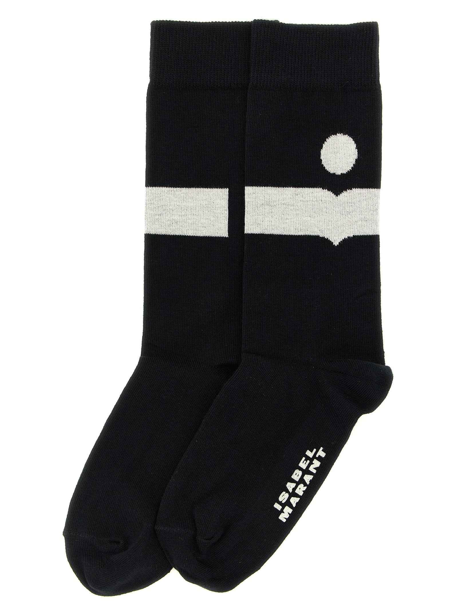 Isabel Marant Black Cotton Socks