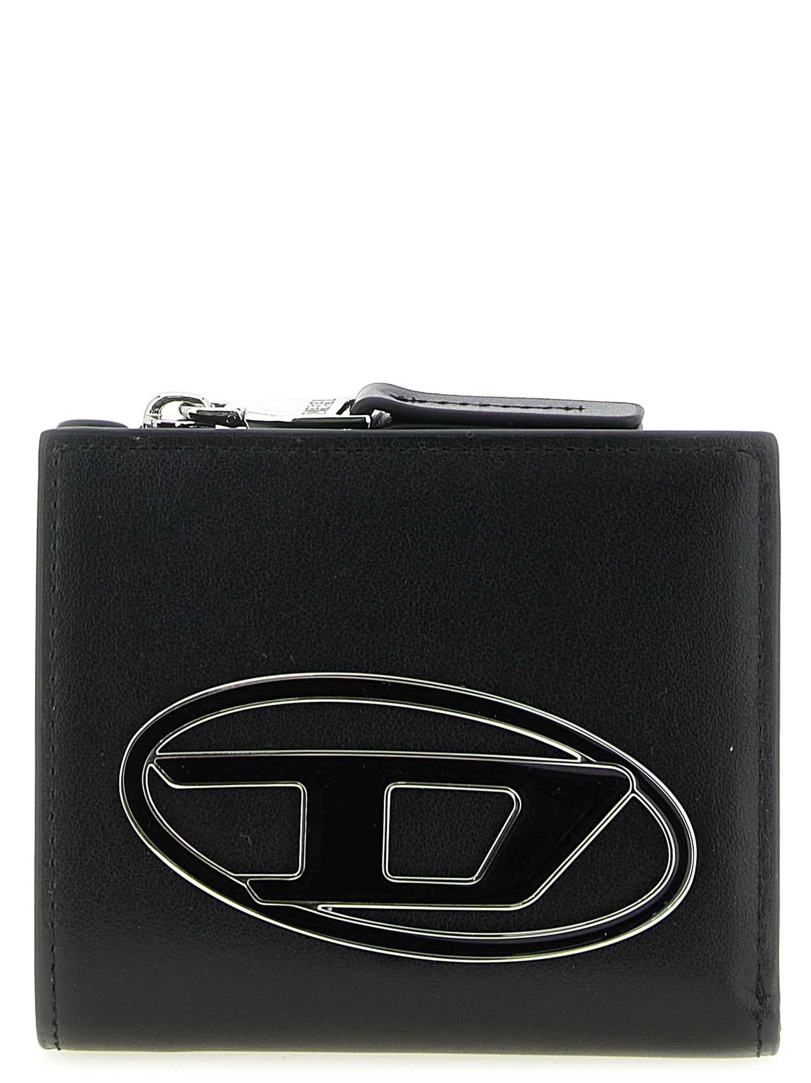 Diesel Black Leather Cardholder