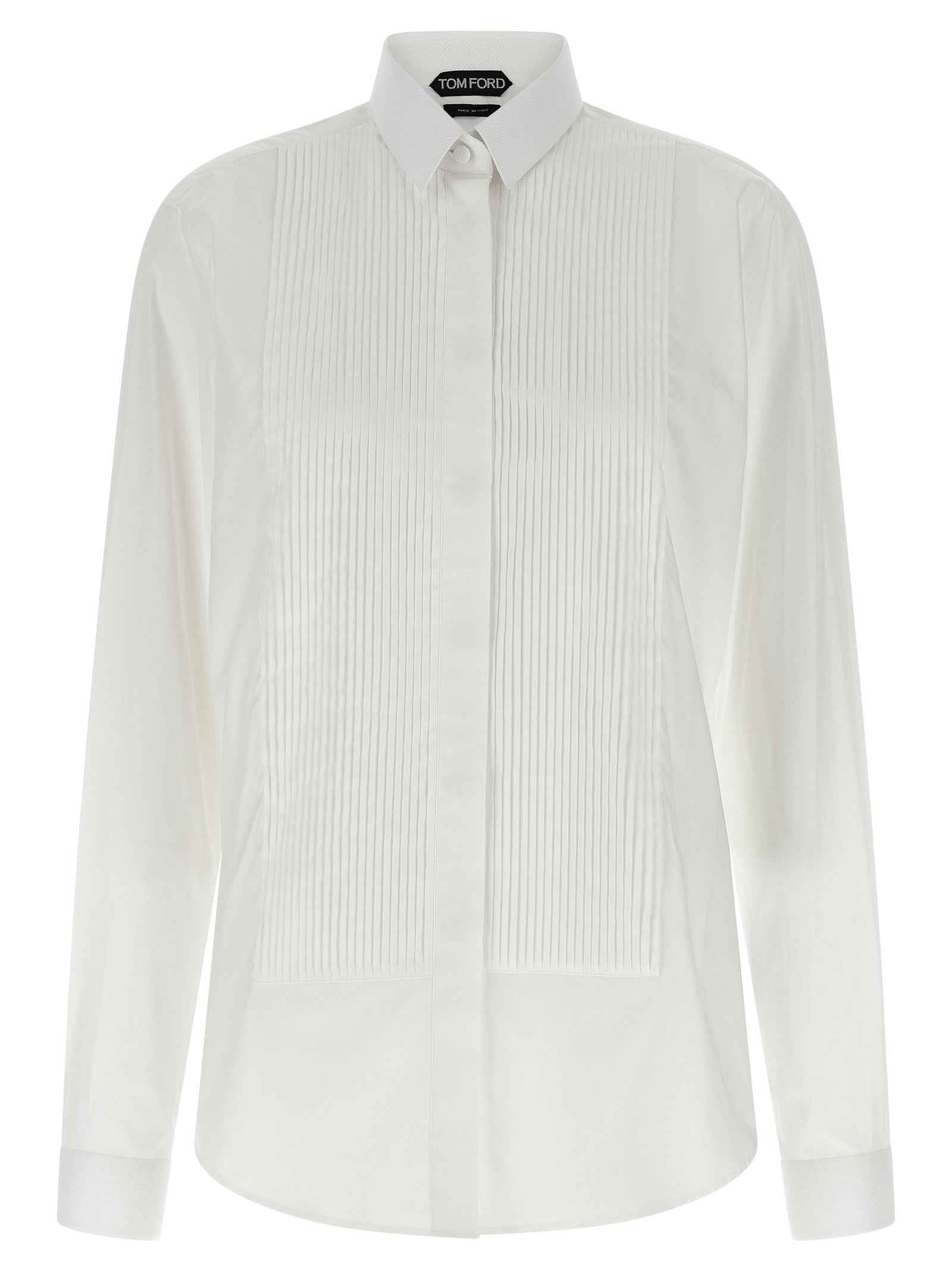 Tom Ford White Cotton Blouse