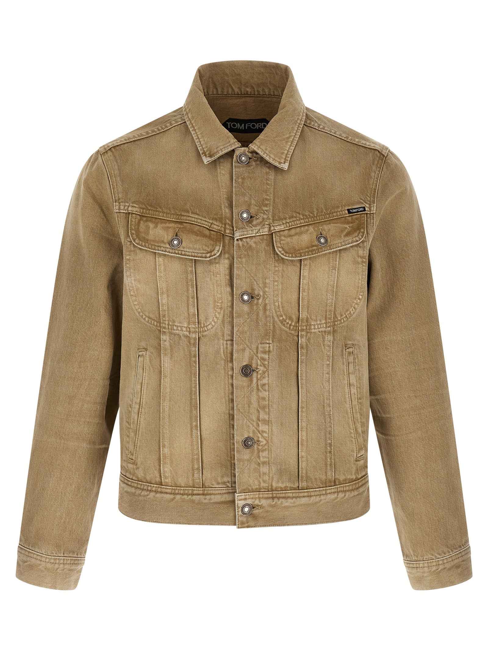Tom Ford Beige Cotton Denim Jacket
