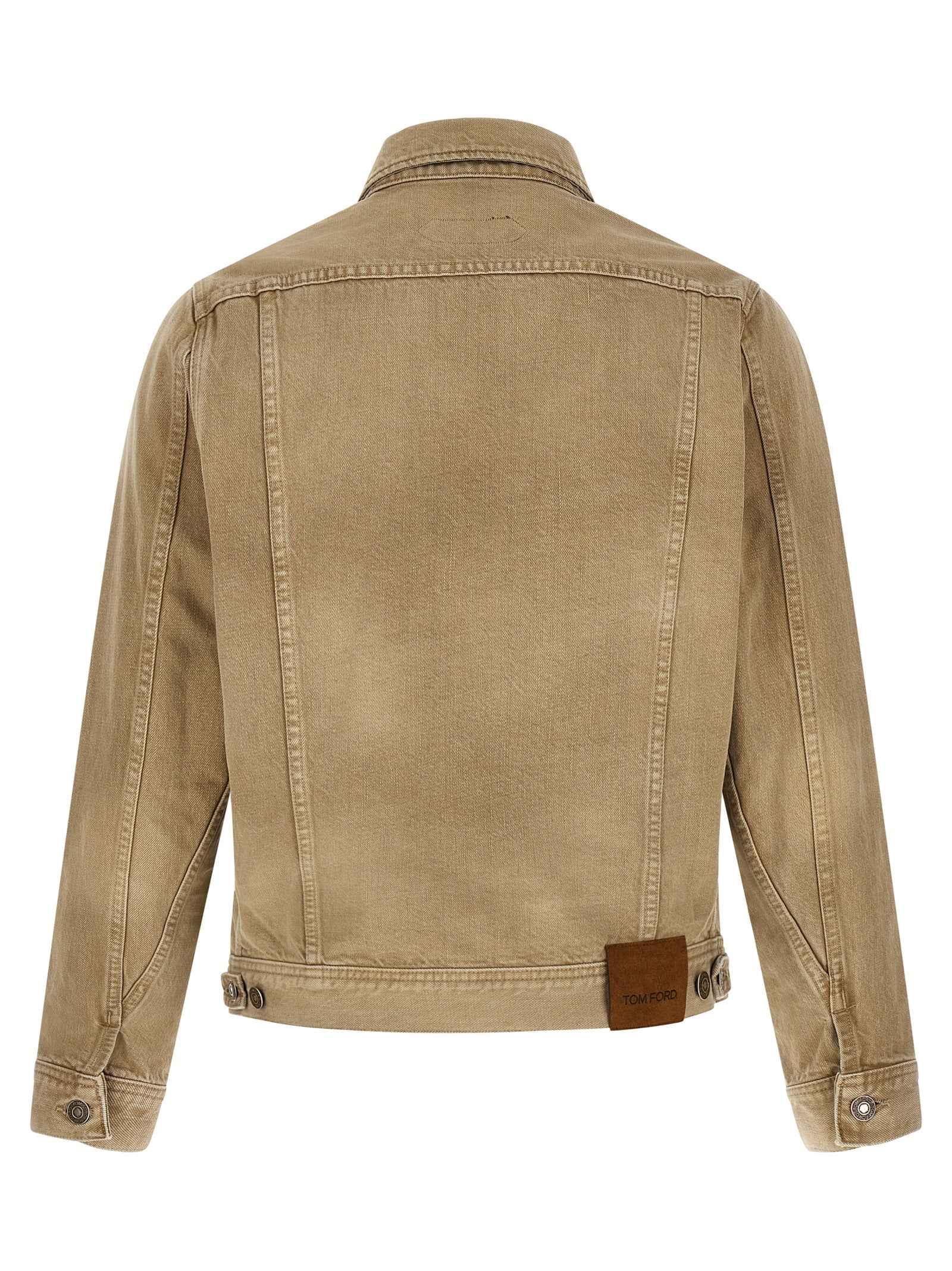 Tom Ford Beige Cotton Denim Jacket