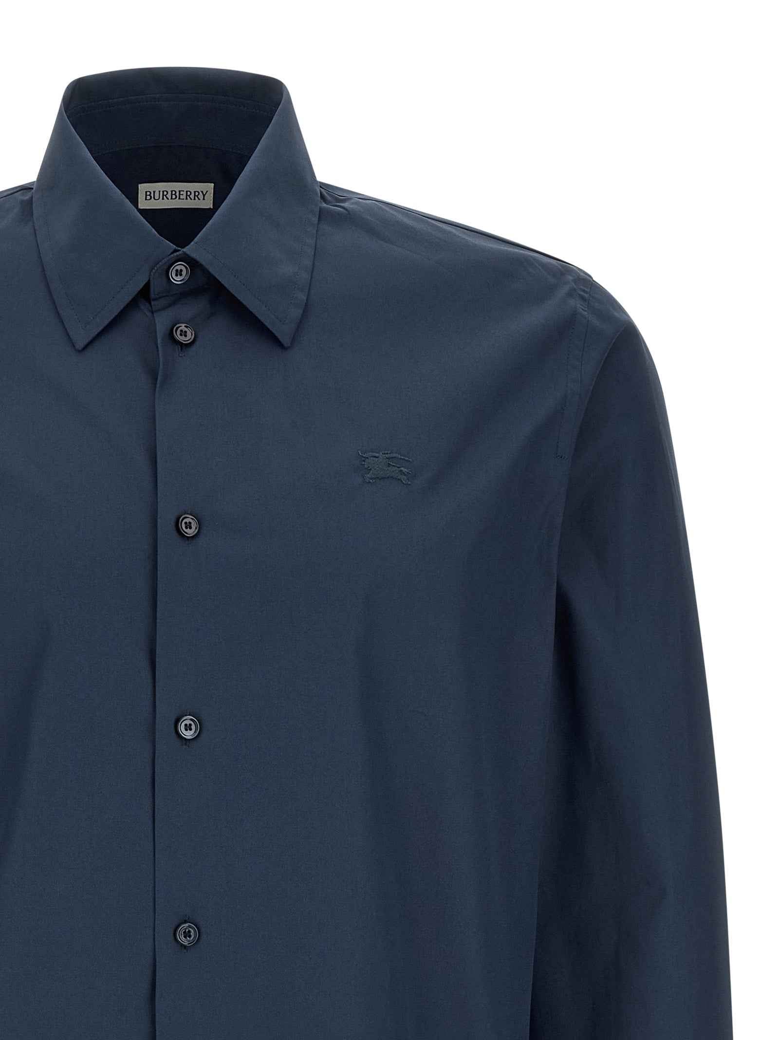 Burberry Blue Cotton Blouse