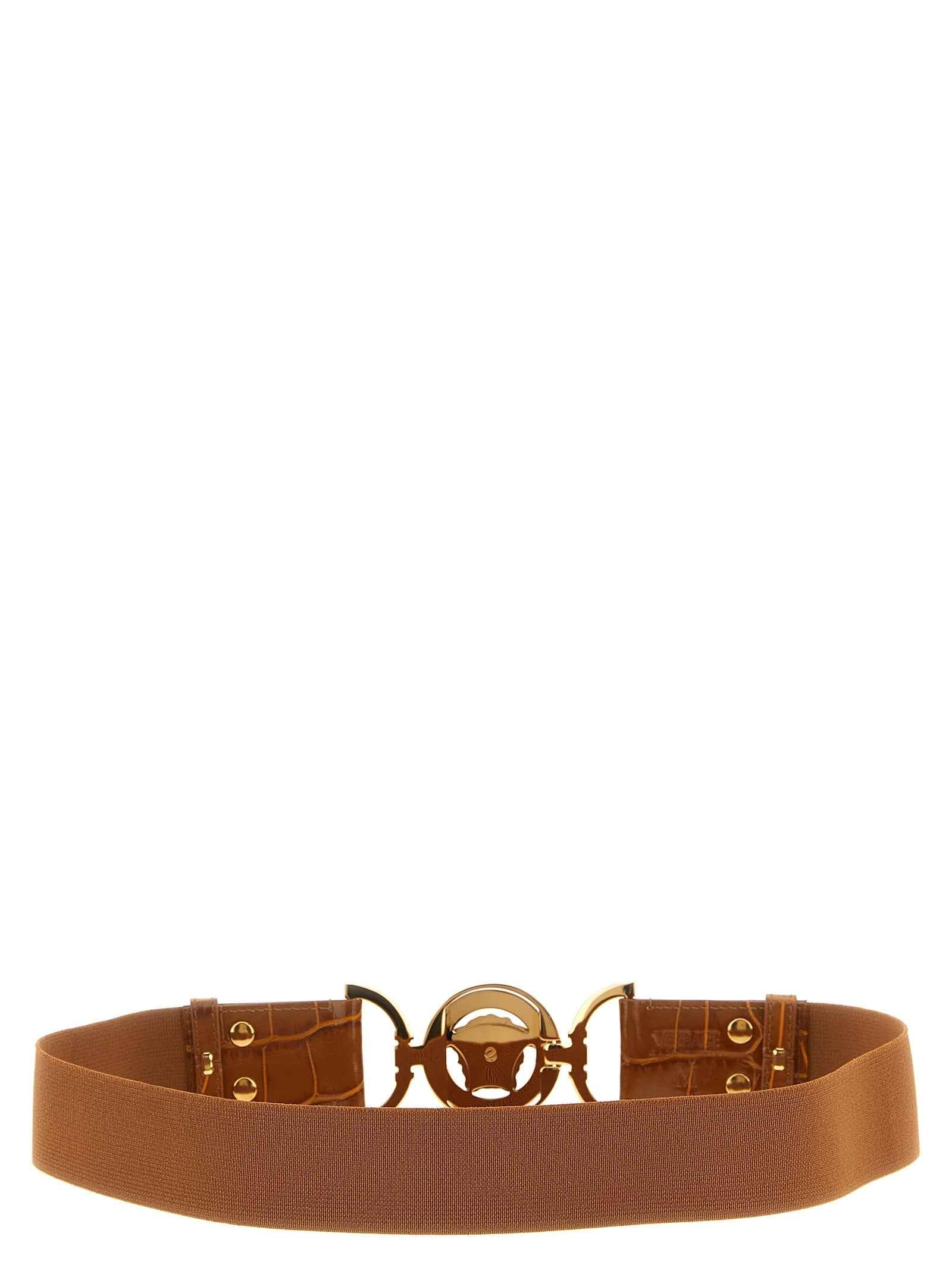 Versace Brown Calfskin Regular Belt