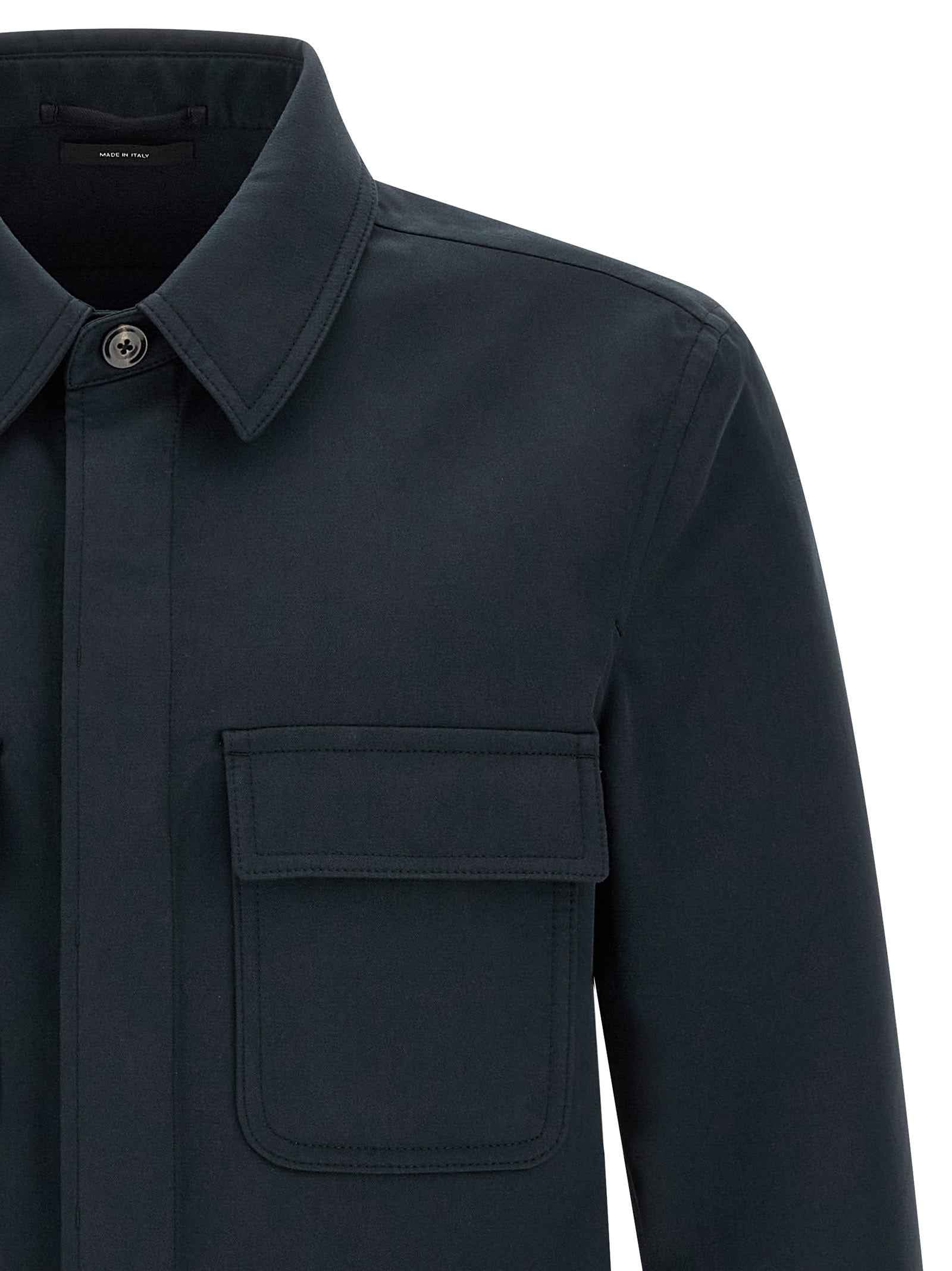 Tom Ford Blue Cotton Blouse