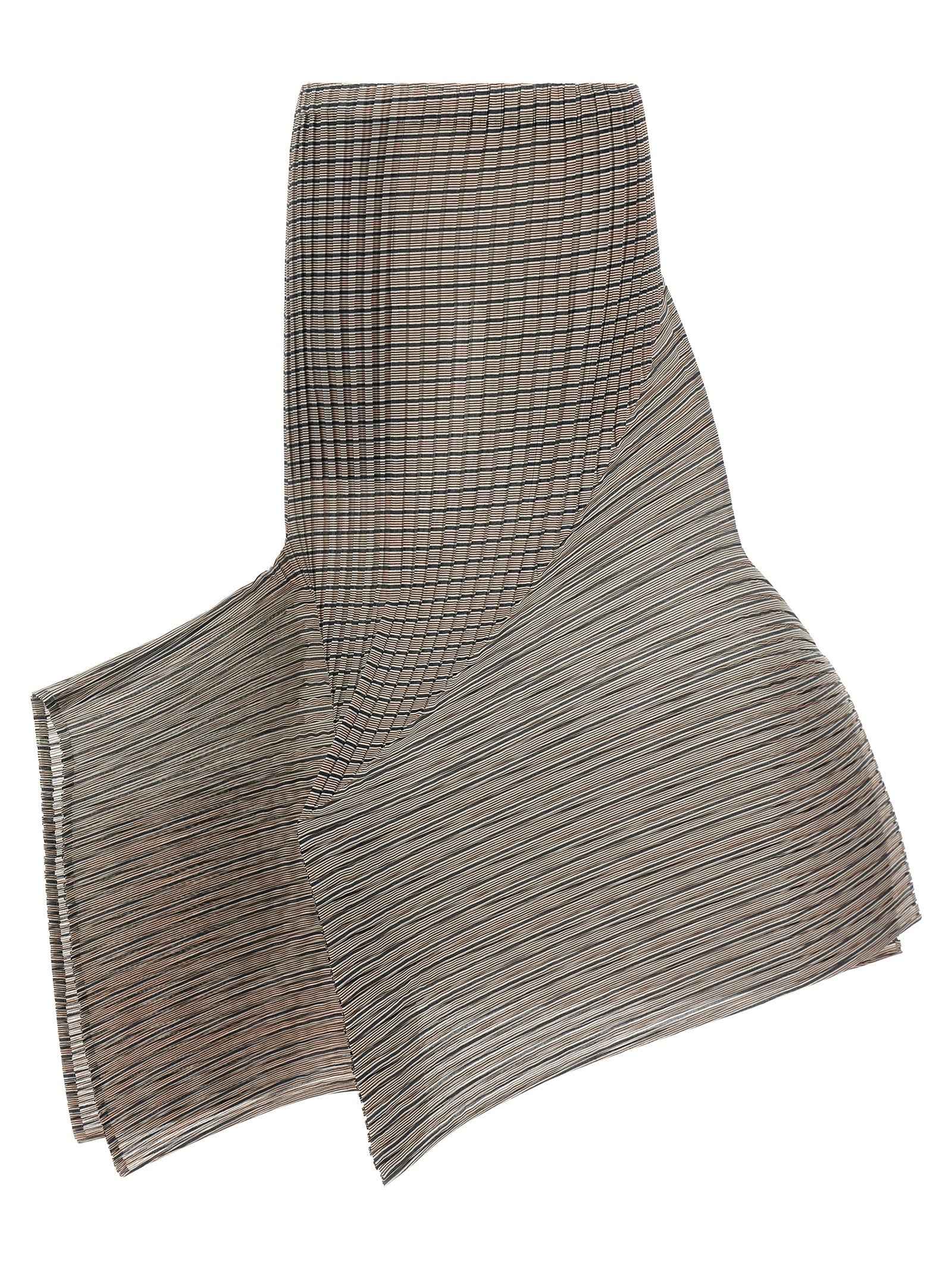 Issey Miyake Brown Polyester Mini Skirt