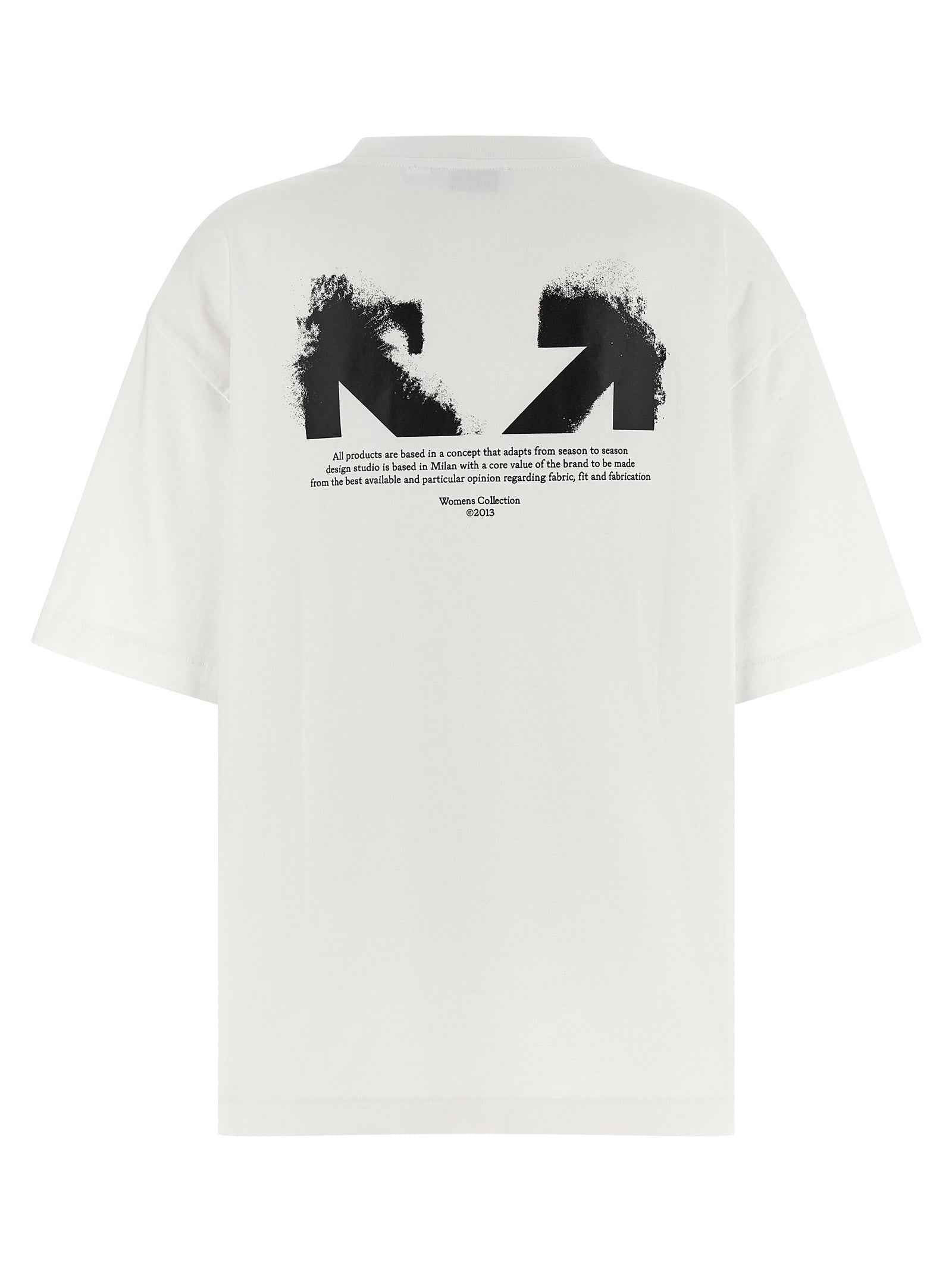 Off-White White Cotton T-Shirt