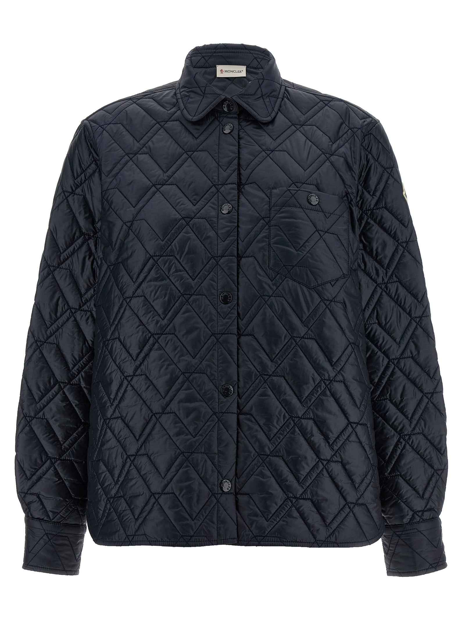 Moncler Blue Polyamide Shell Jacket