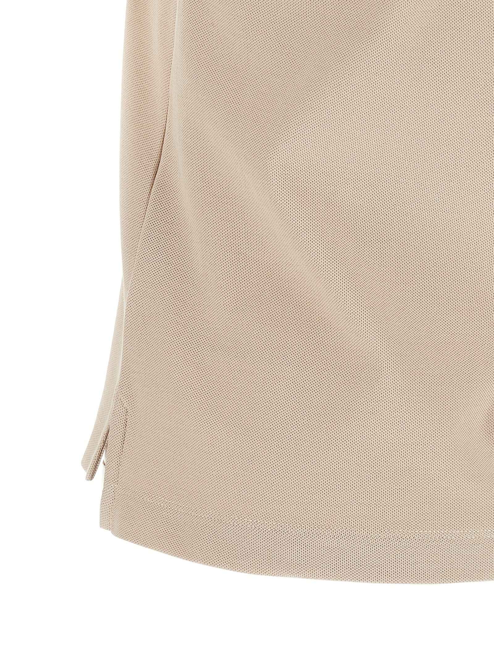Moncler Beige Cotton Polo Shirt