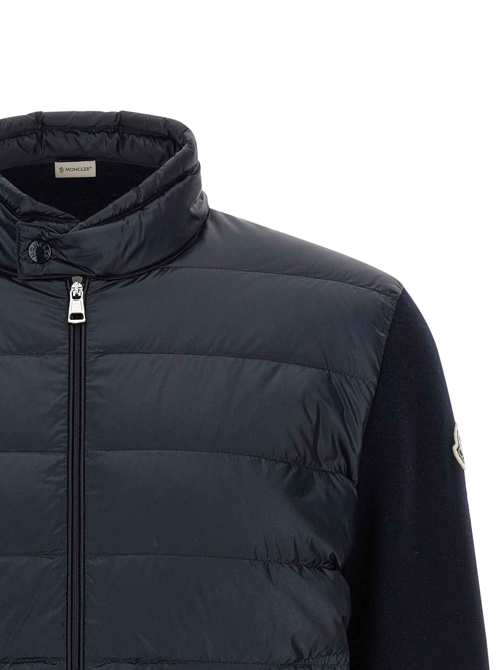 Moncler Blue Polyamide Cardigan