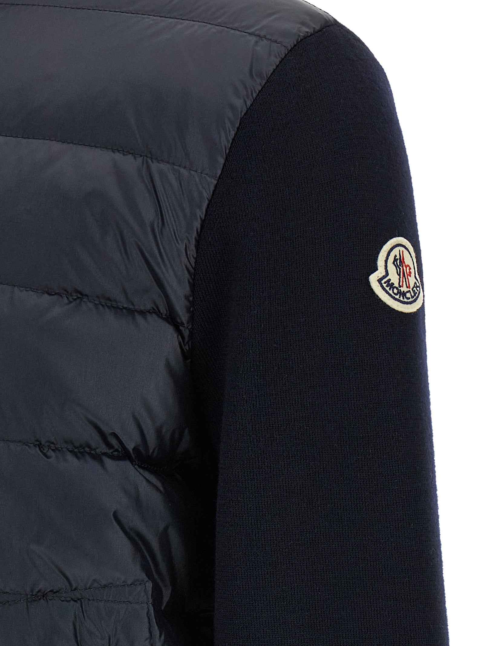 Moncler Blue Polyamide Cardigan