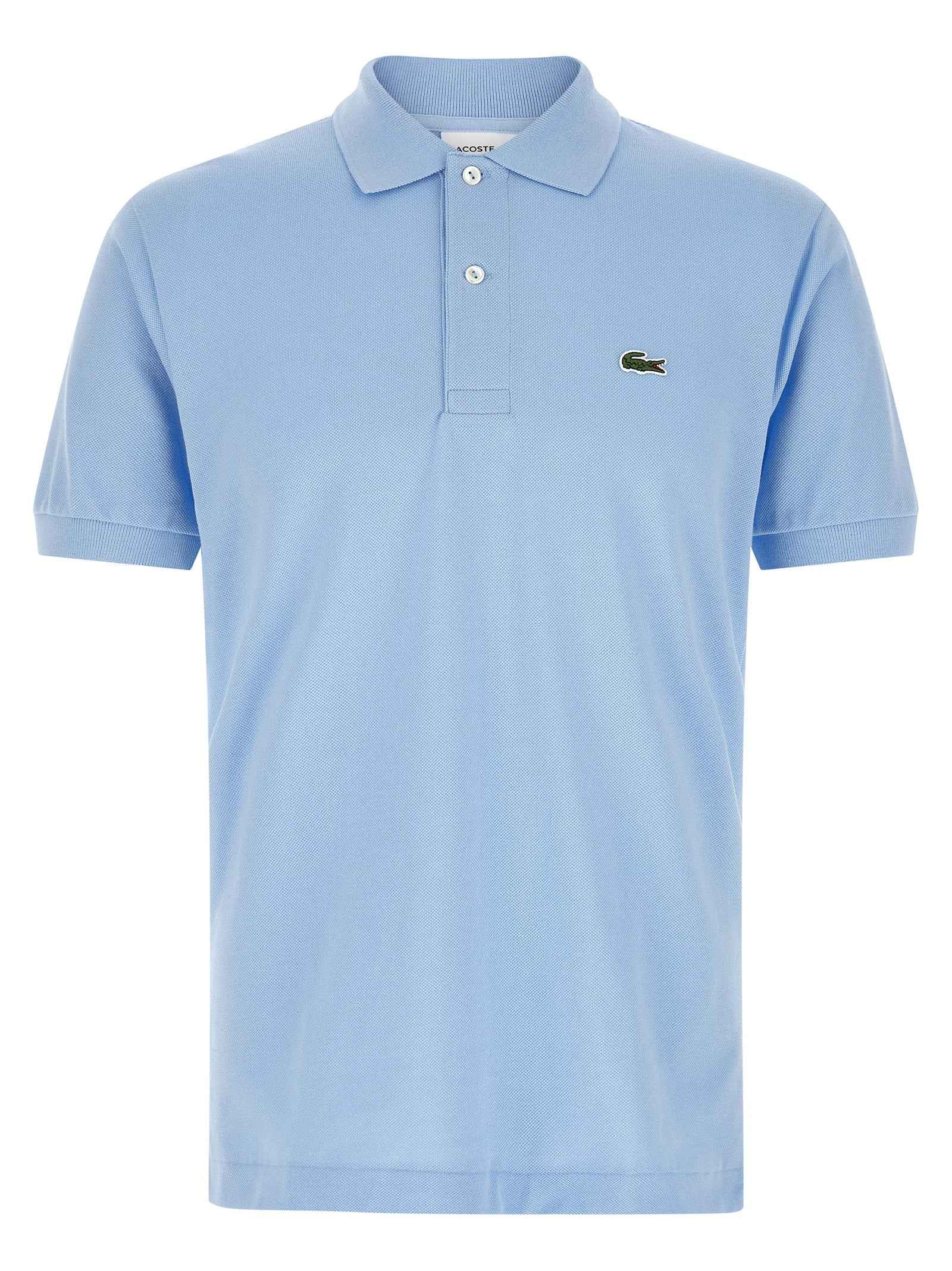 Lacoste Blue Cotton Polo Shirt