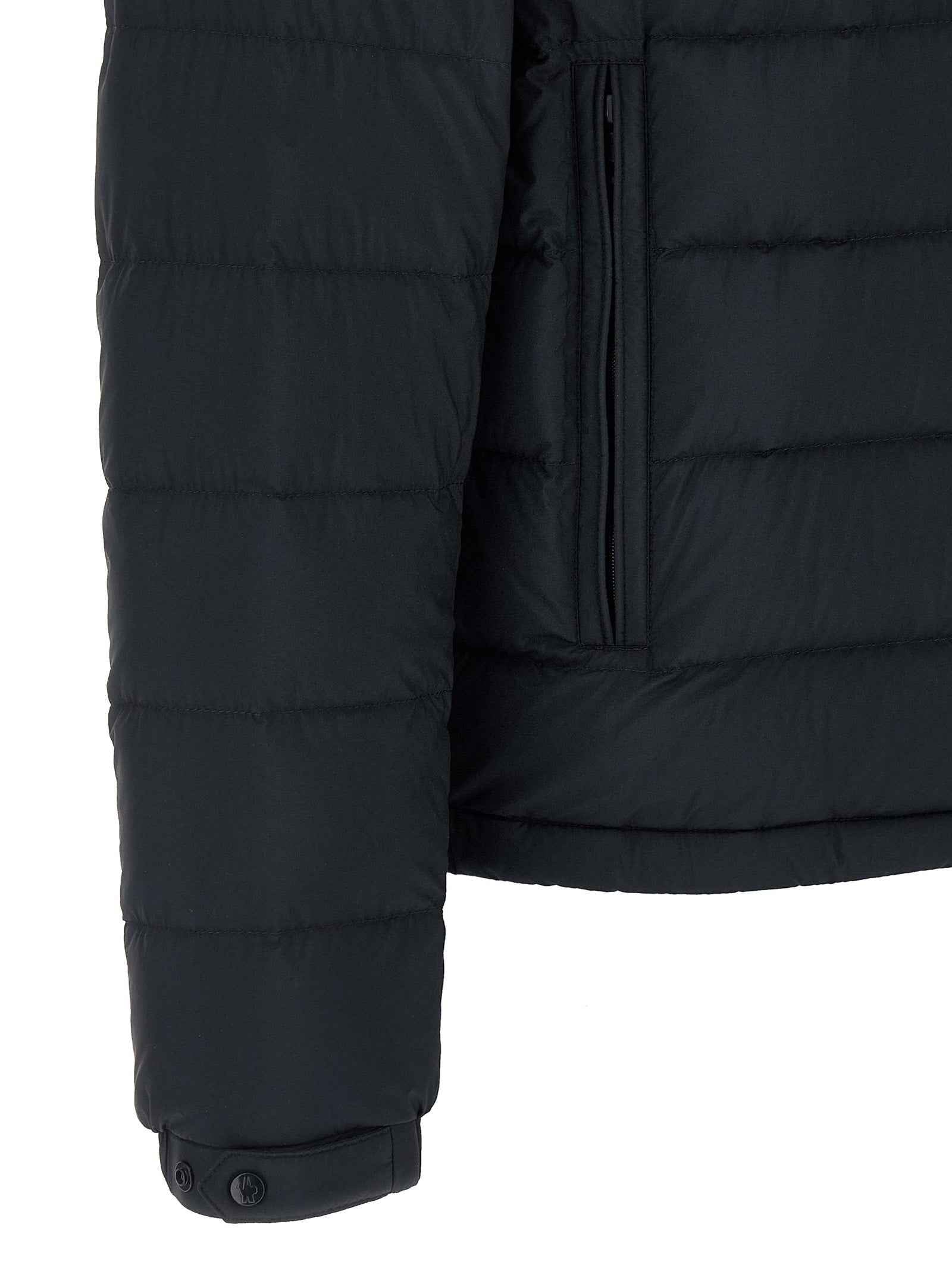Moncler Blue Polyamide Full-Length Jacket