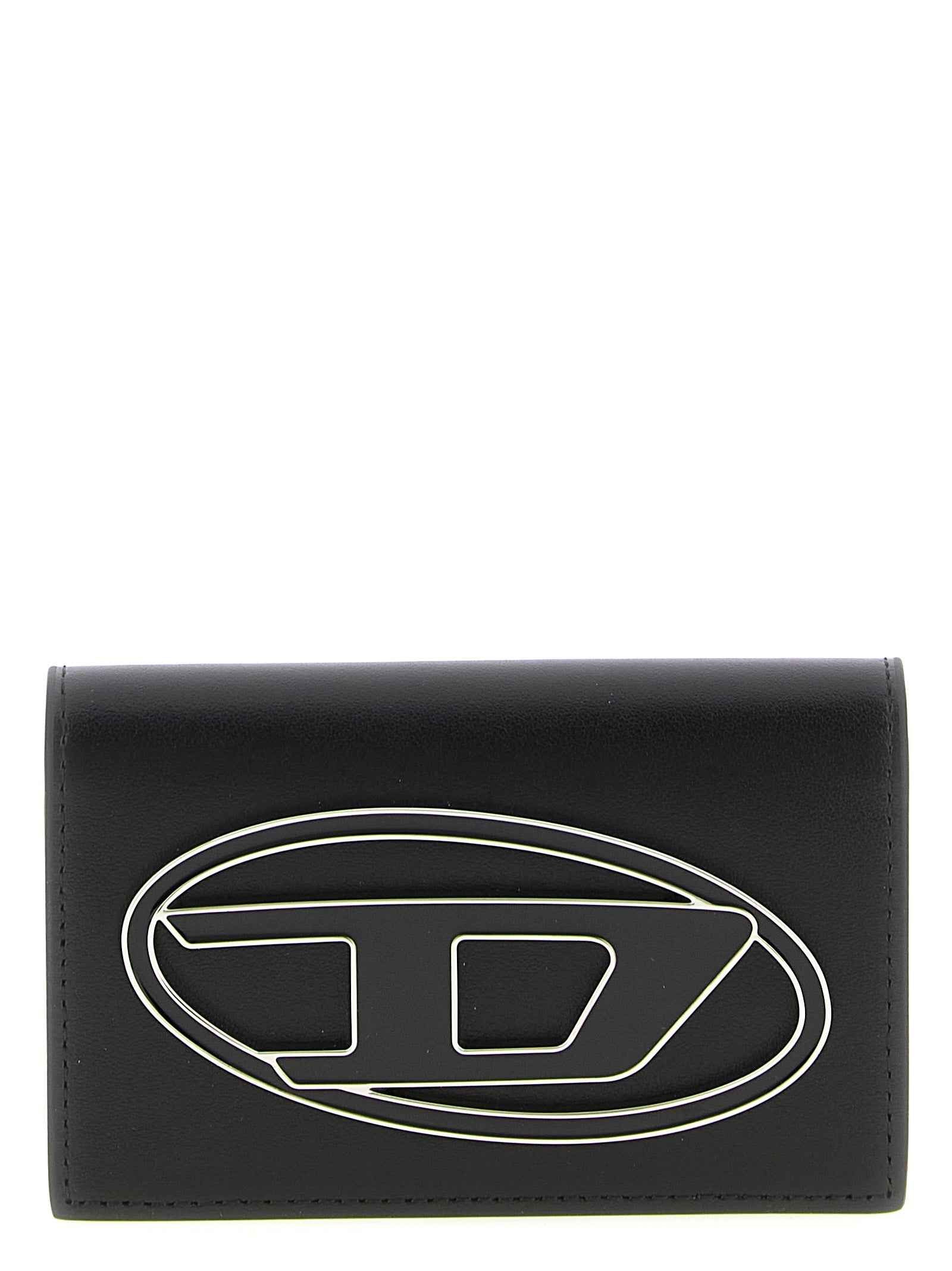 Diesel Black Leather Cardholder