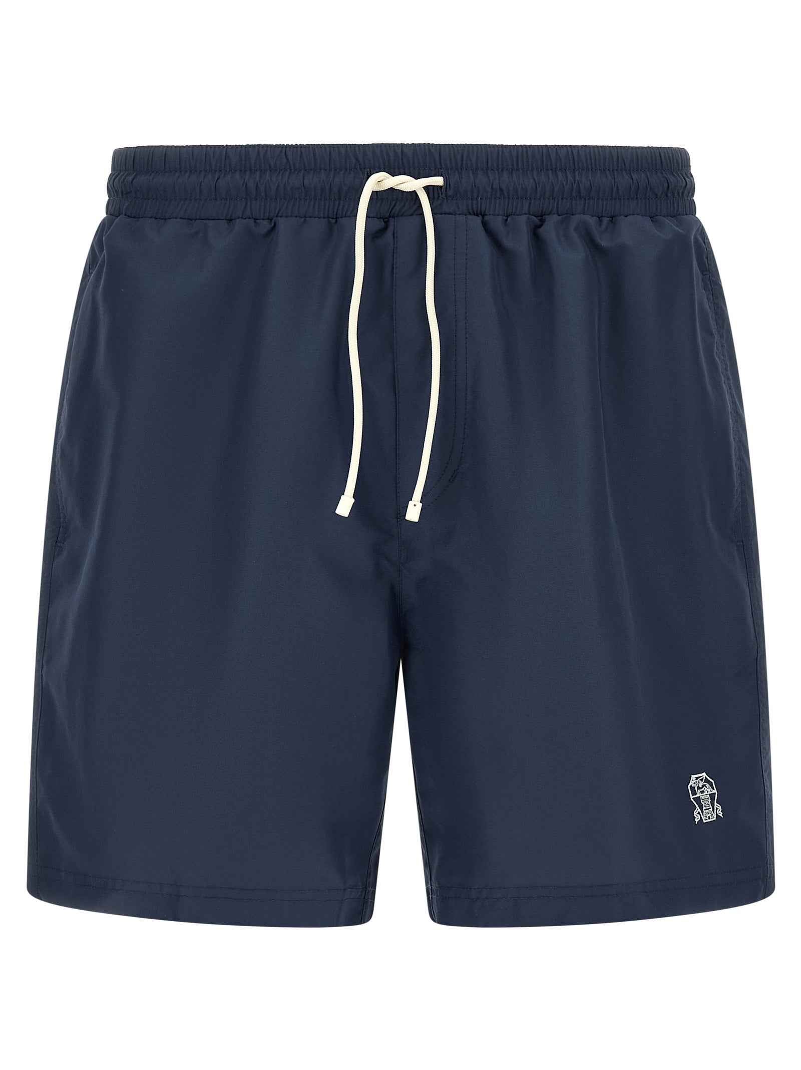 Brunello Cucinelli Blue Polyester Swim Shorts