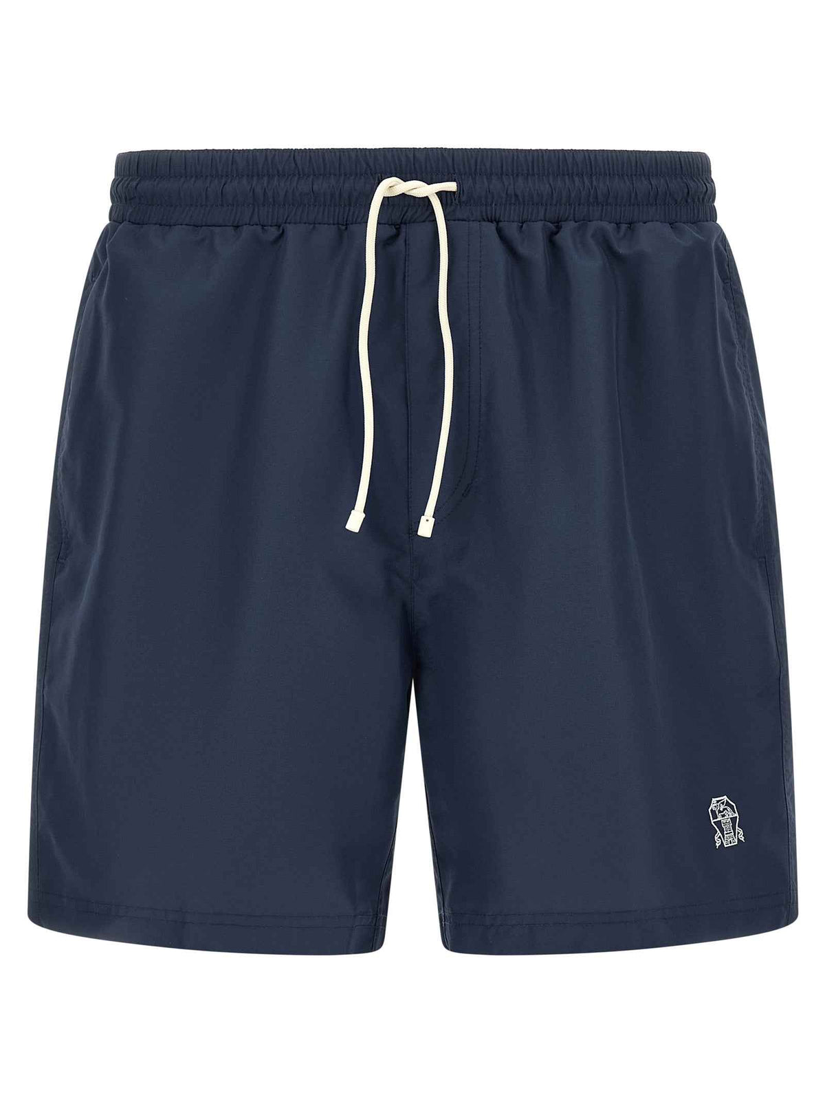 Brunello Cucinelli Blue Polyester Swim Shorts