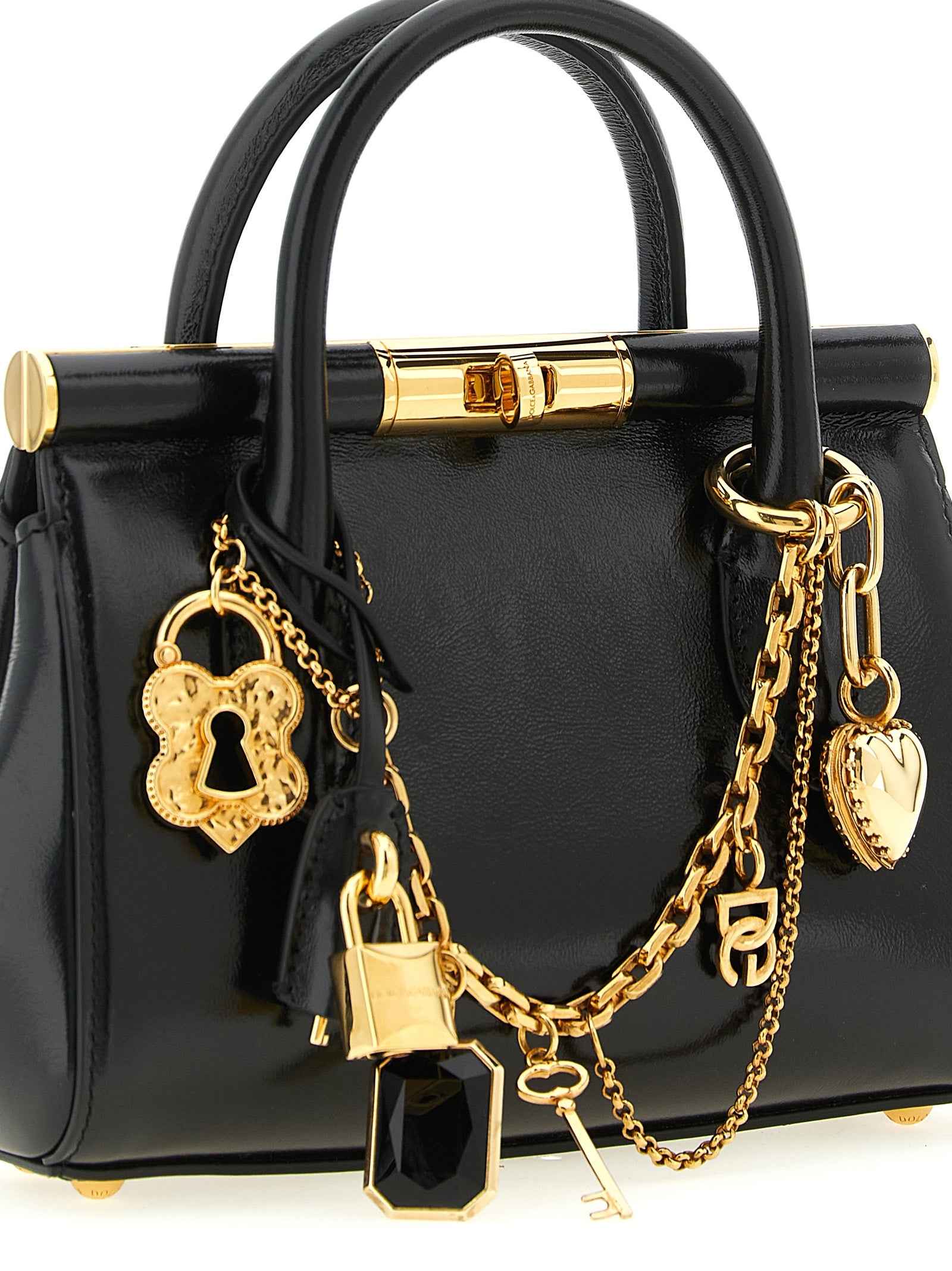 Dolce & Gabbana Black Calfskin Handbag