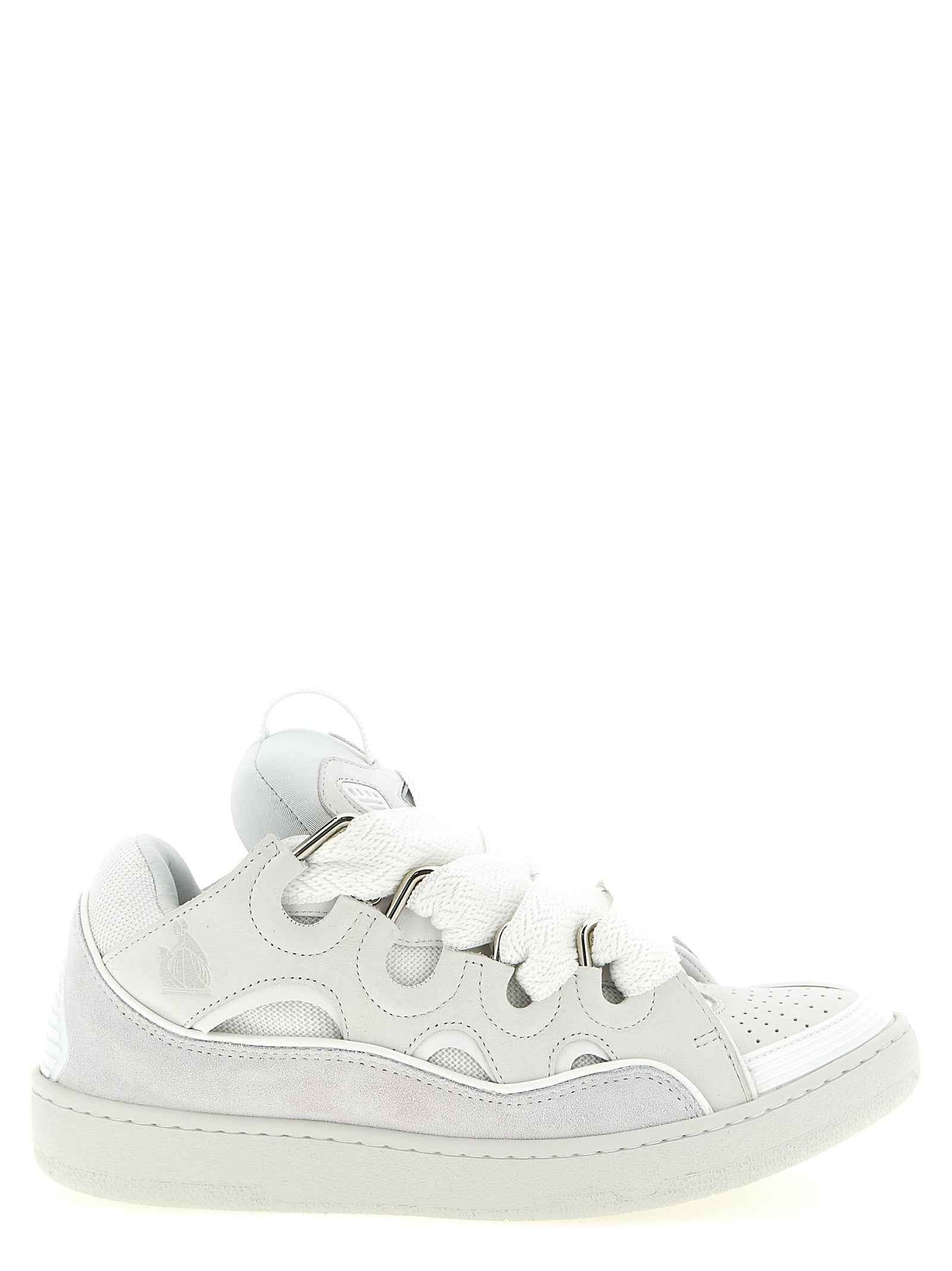 Lanvin White Calfskin Chunky Sneakers