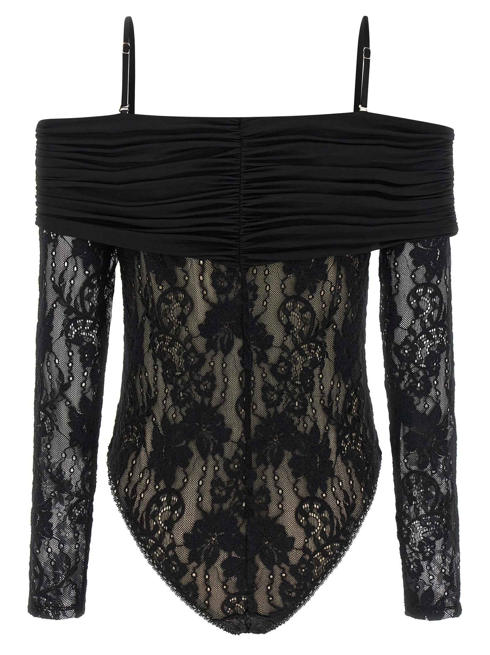 Zimmermann Black Polyamide Bodysuit