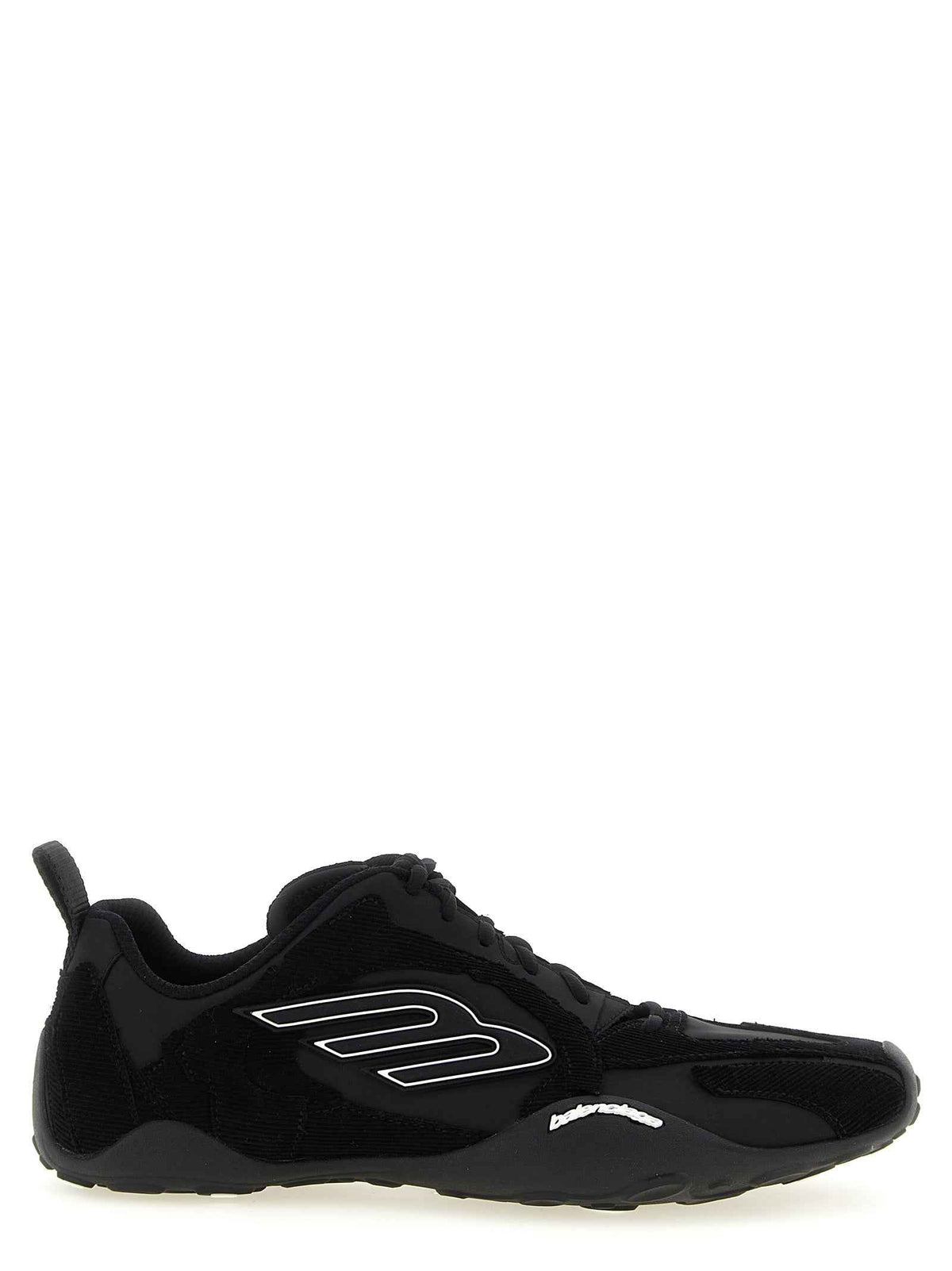 Balenciaga Black Polyester Athletic Sneakers