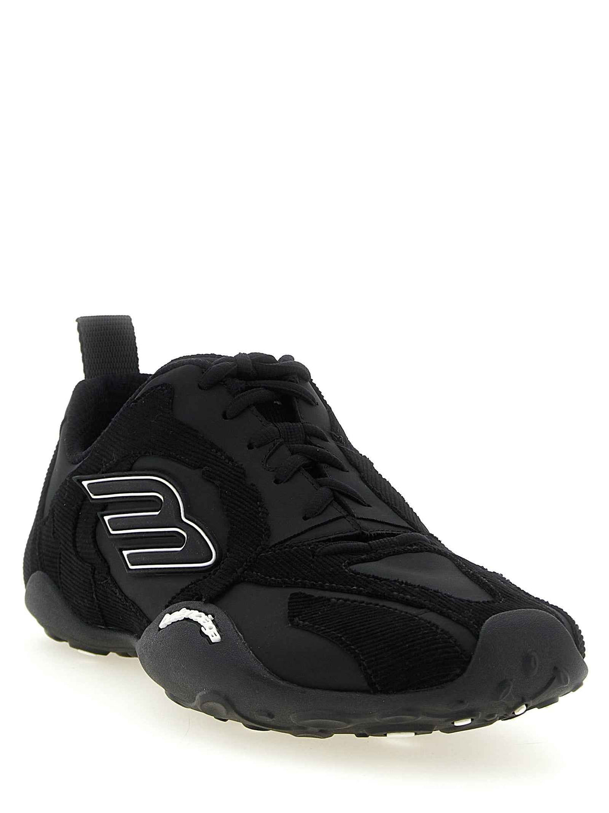 Balenciaga Black Polyester Athletic Sneakers