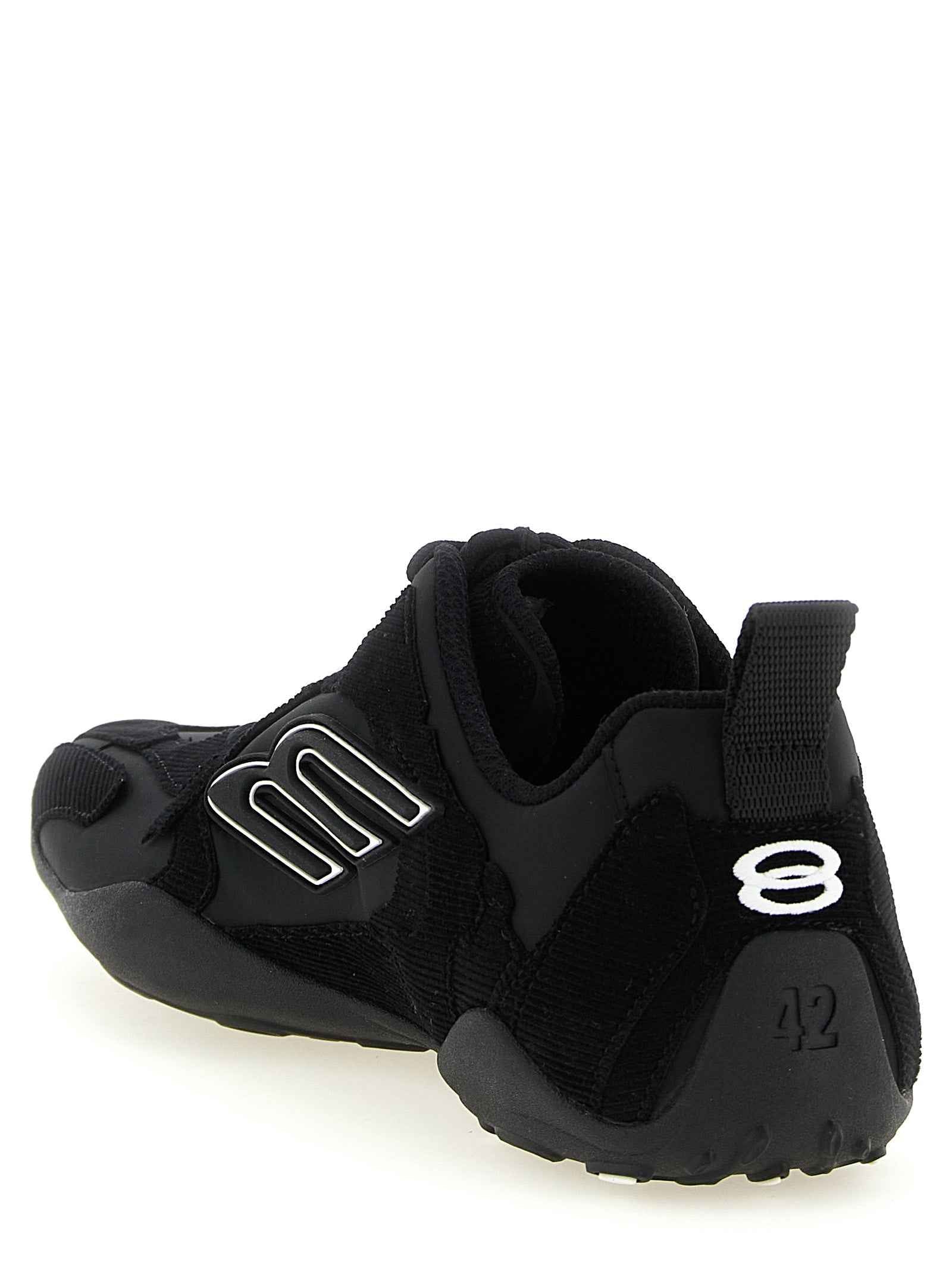 Balenciaga Black Polyester Athletic Sneakers