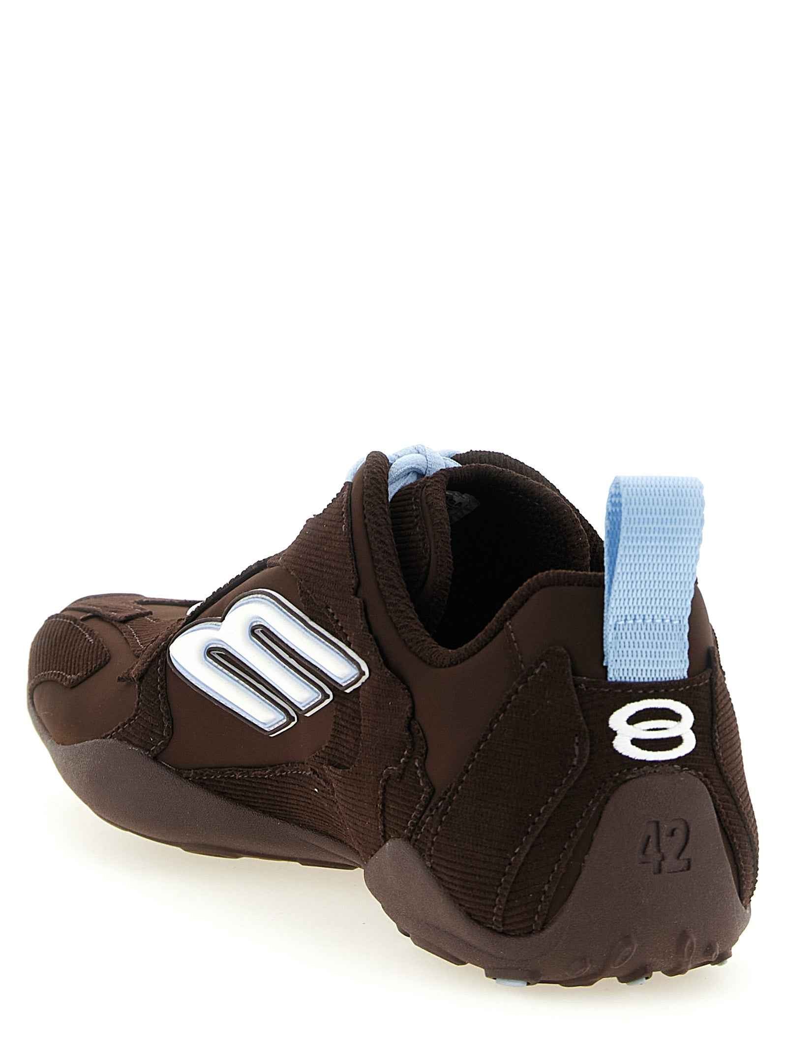 Balenciaga Brown Polyester Athletic Sneakers