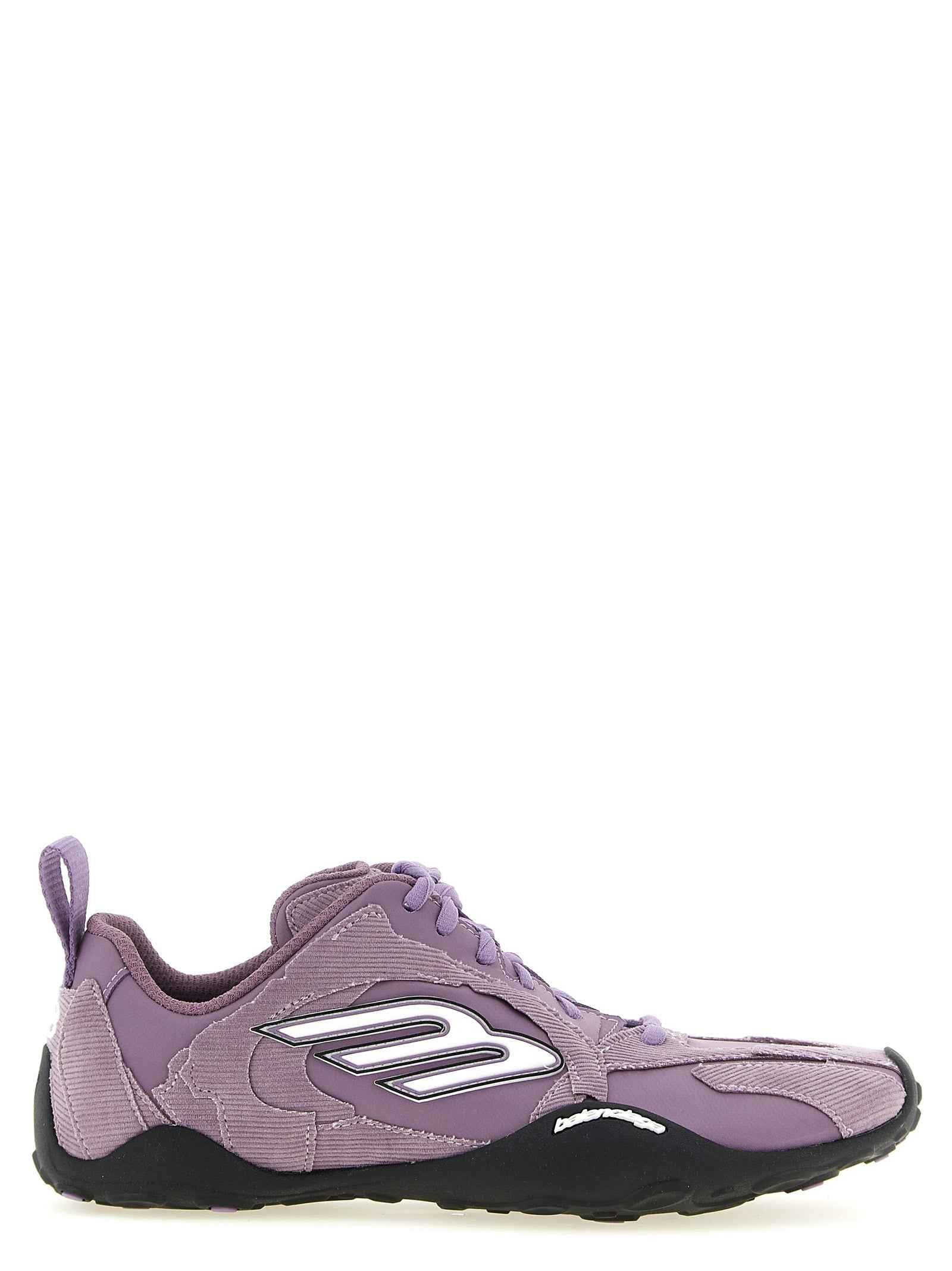 Balenciaga Purple Polyester Athletic Sneakers